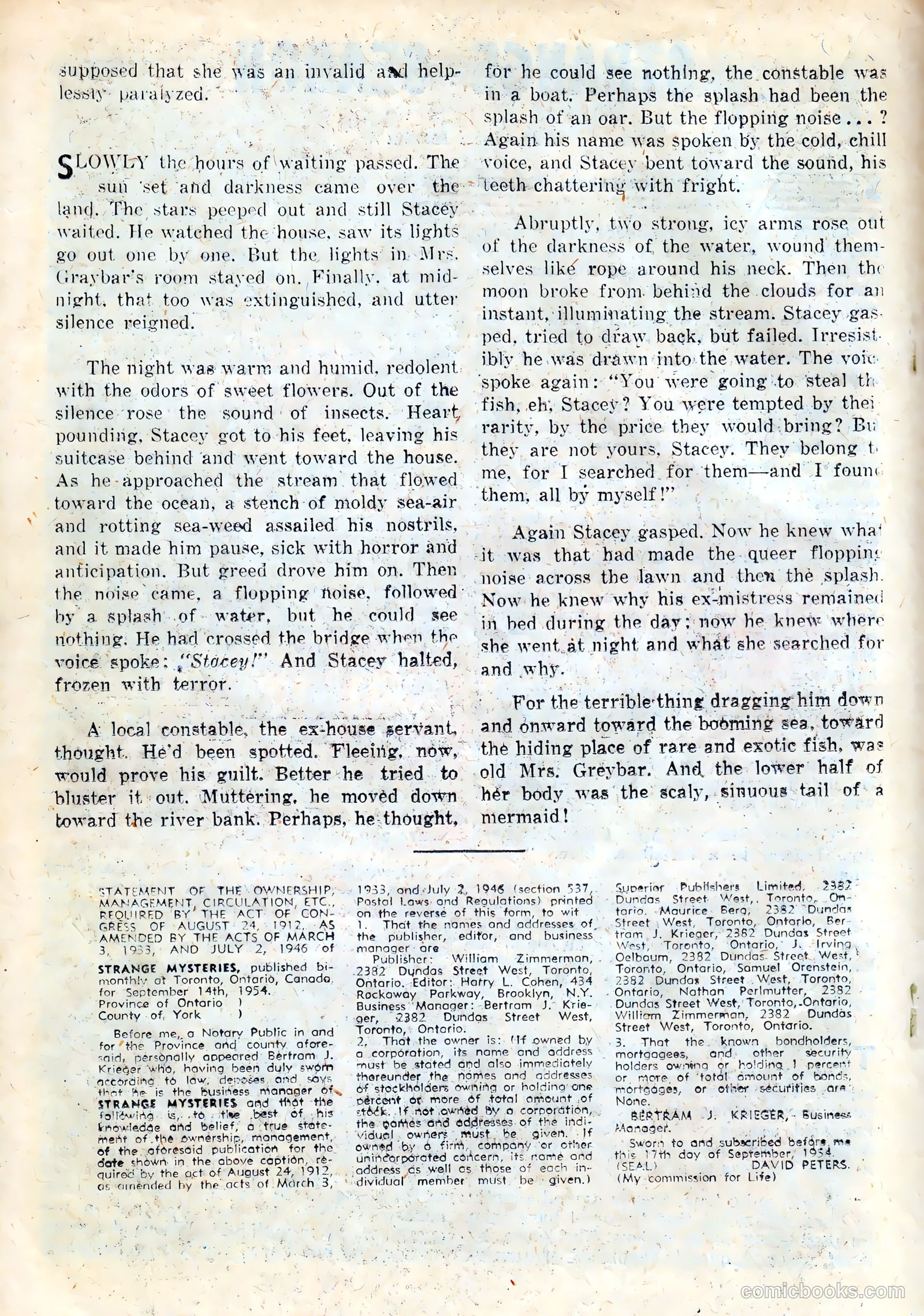Strange Mysteries #21 — page 18 of 36