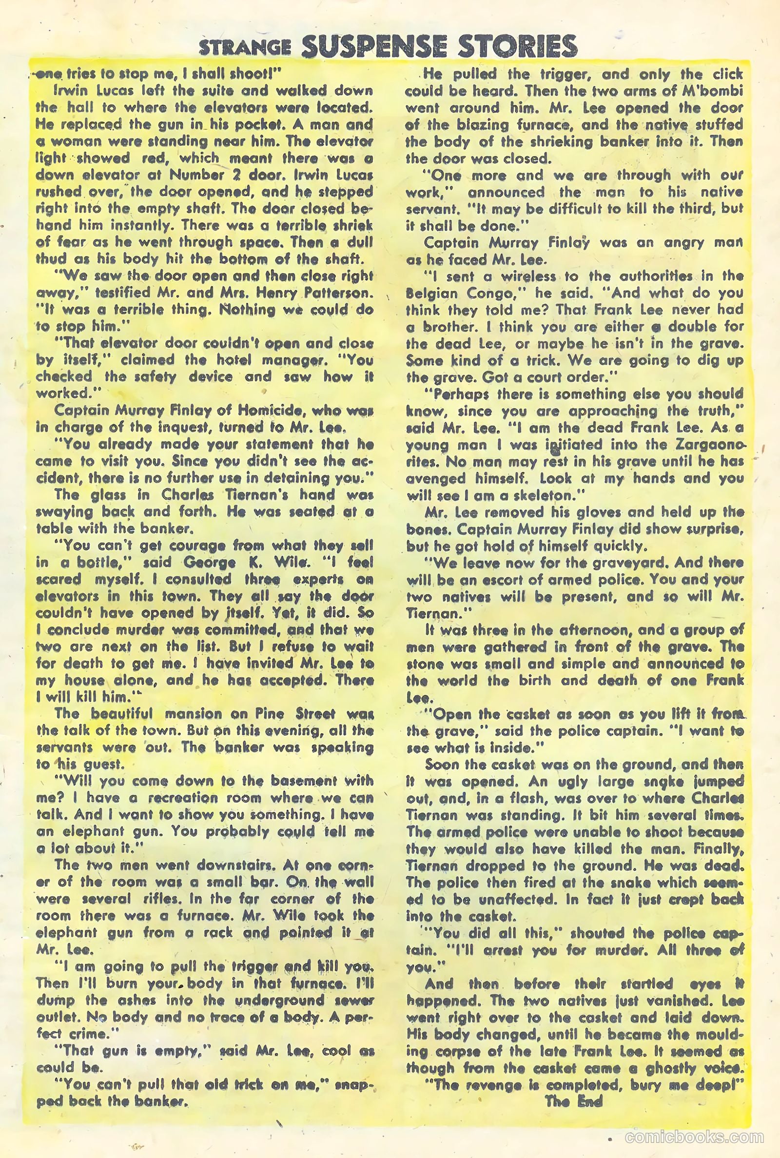 Strange Suspense Stories #16 — page 17 of 36