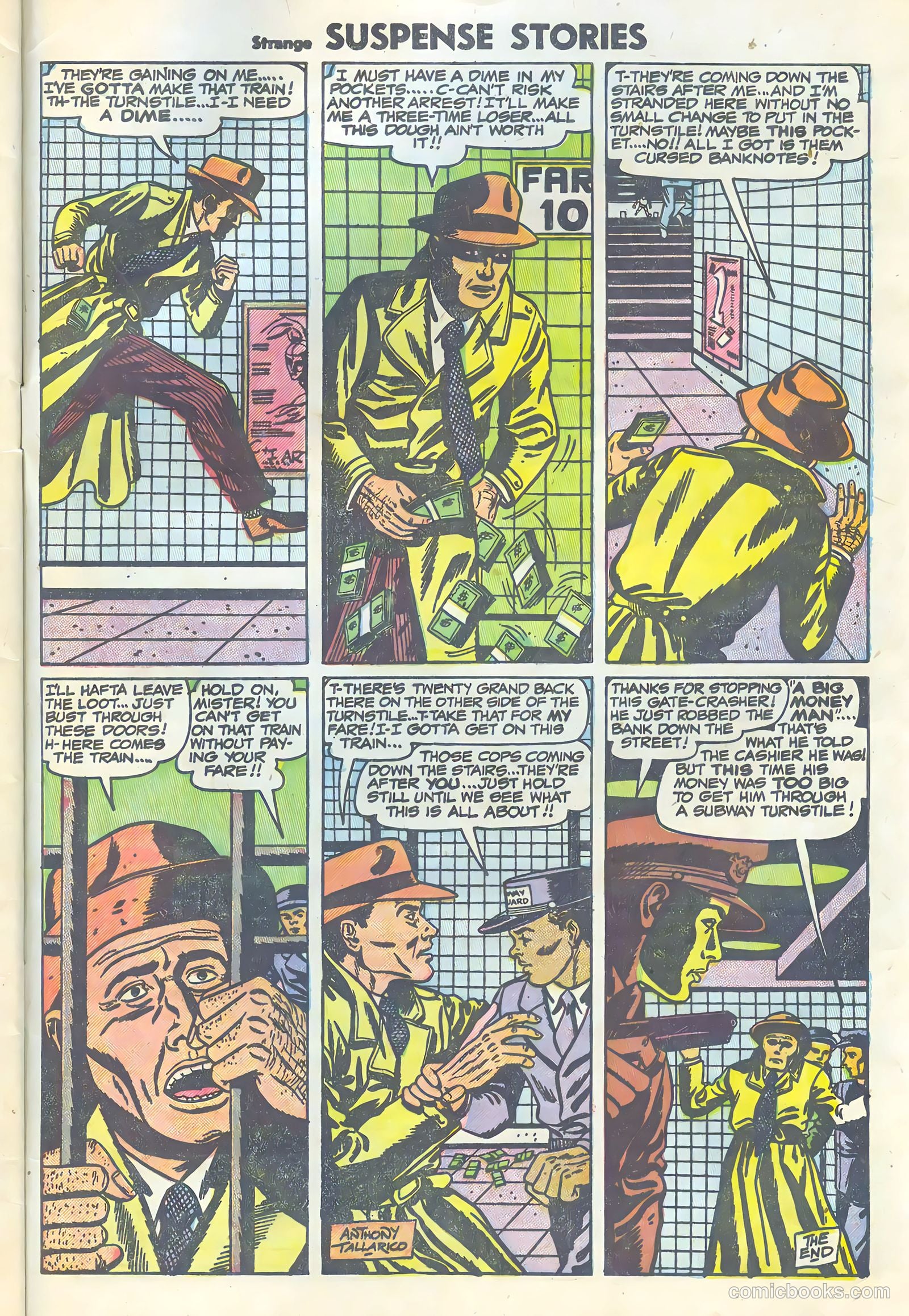 Strange Suspense Stories #16 — page 33 of 36