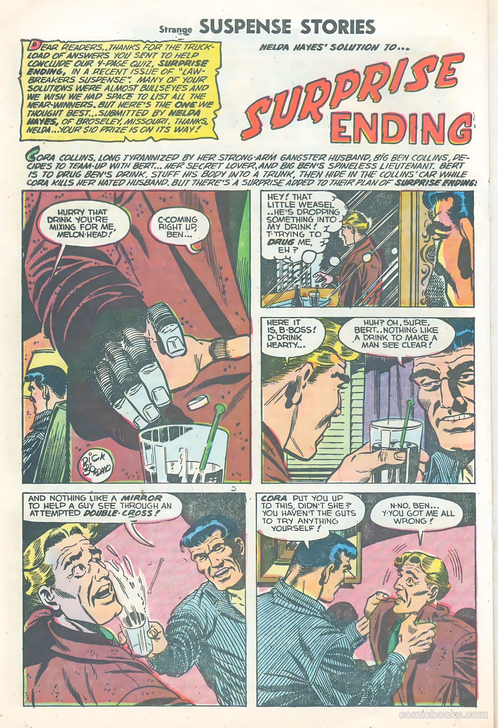Strange Suspense Stories #17 — page 20 of 36