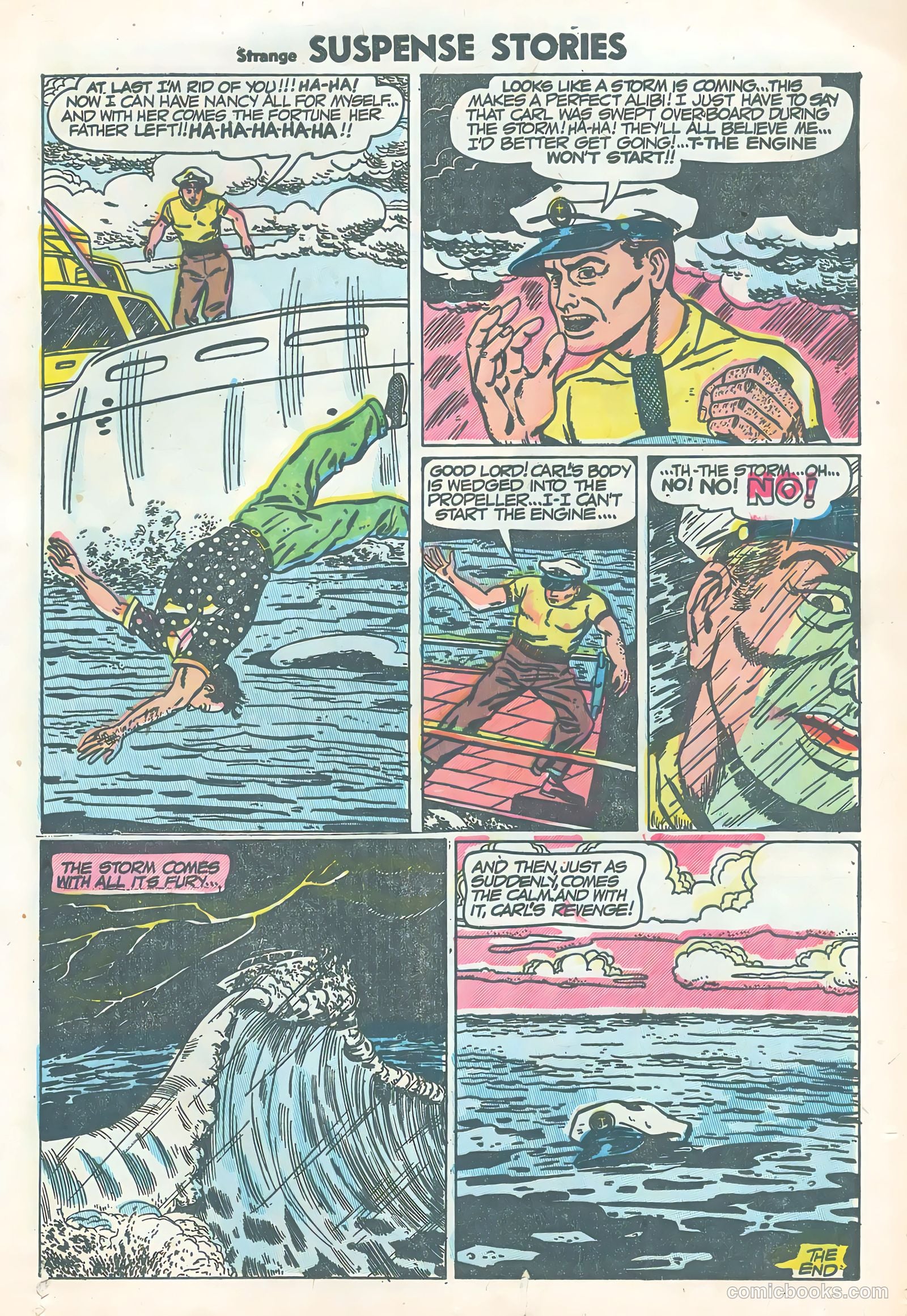 Strange Suspense Stories #17 — page 25 of 36