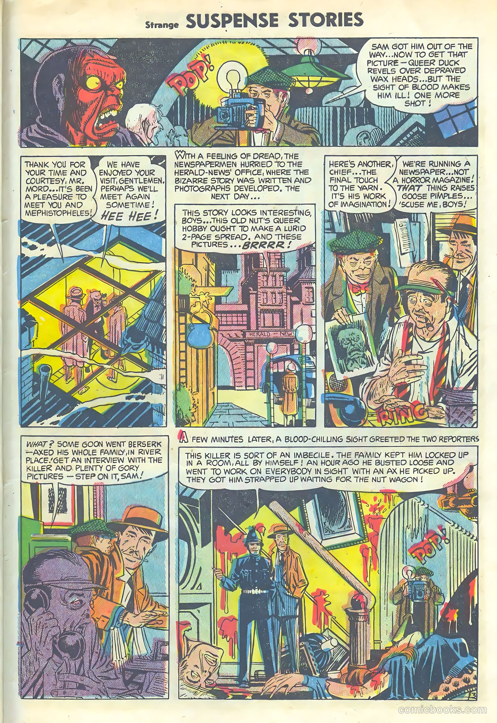 Strange Suspense Stories #18 — page 29 of 36