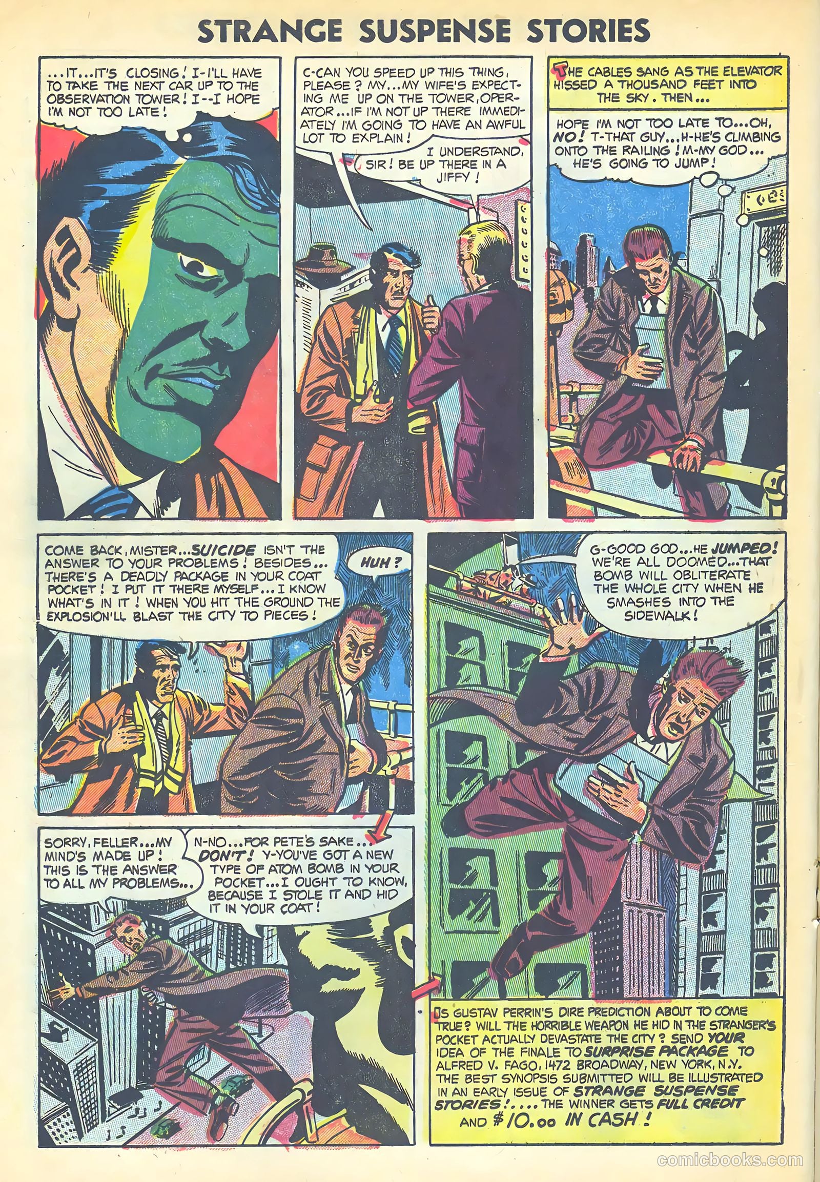 Strange Suspense Stories #19 — page 16 of 36