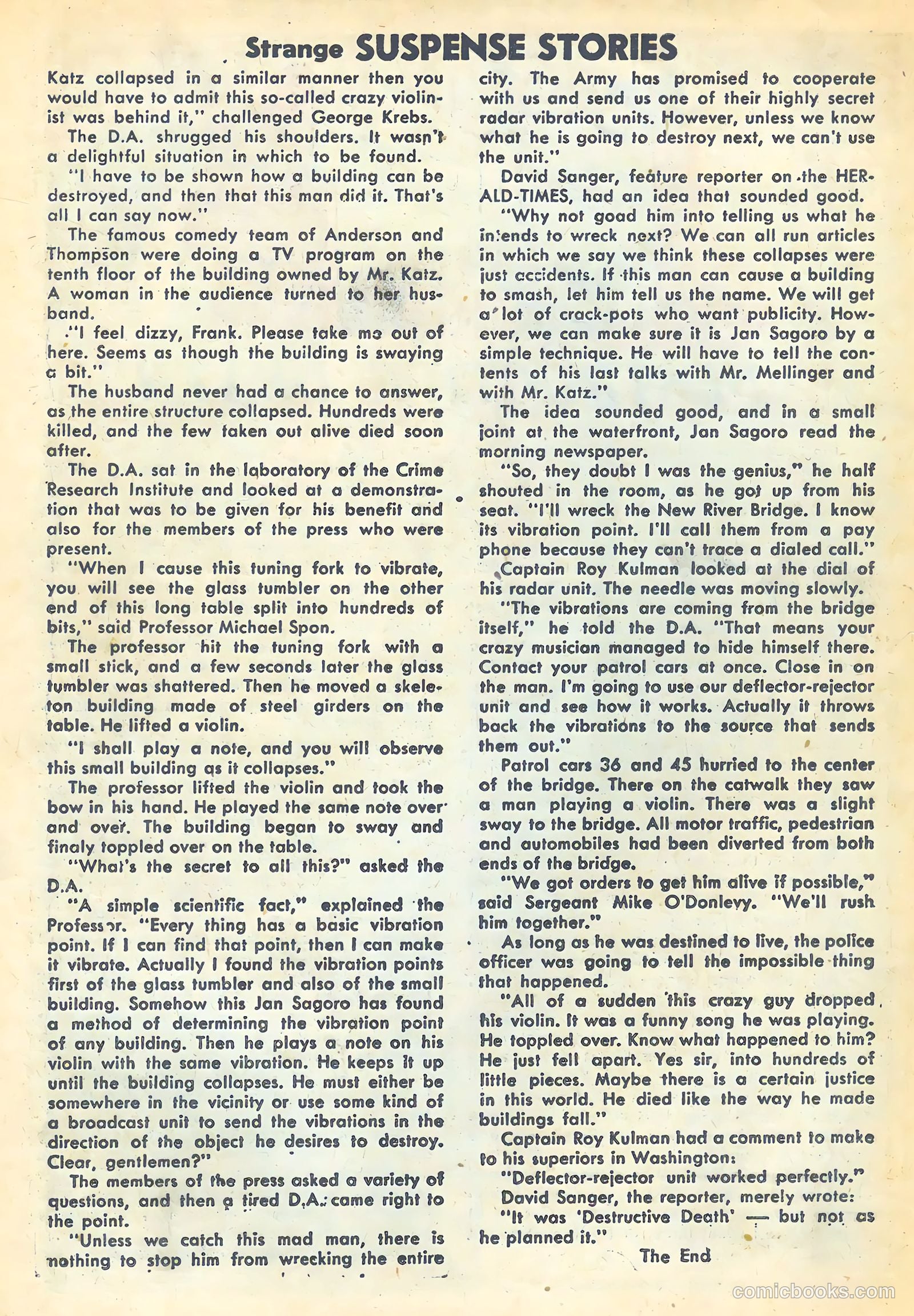 Strange Suspense Stories #19 — page 18 of 36