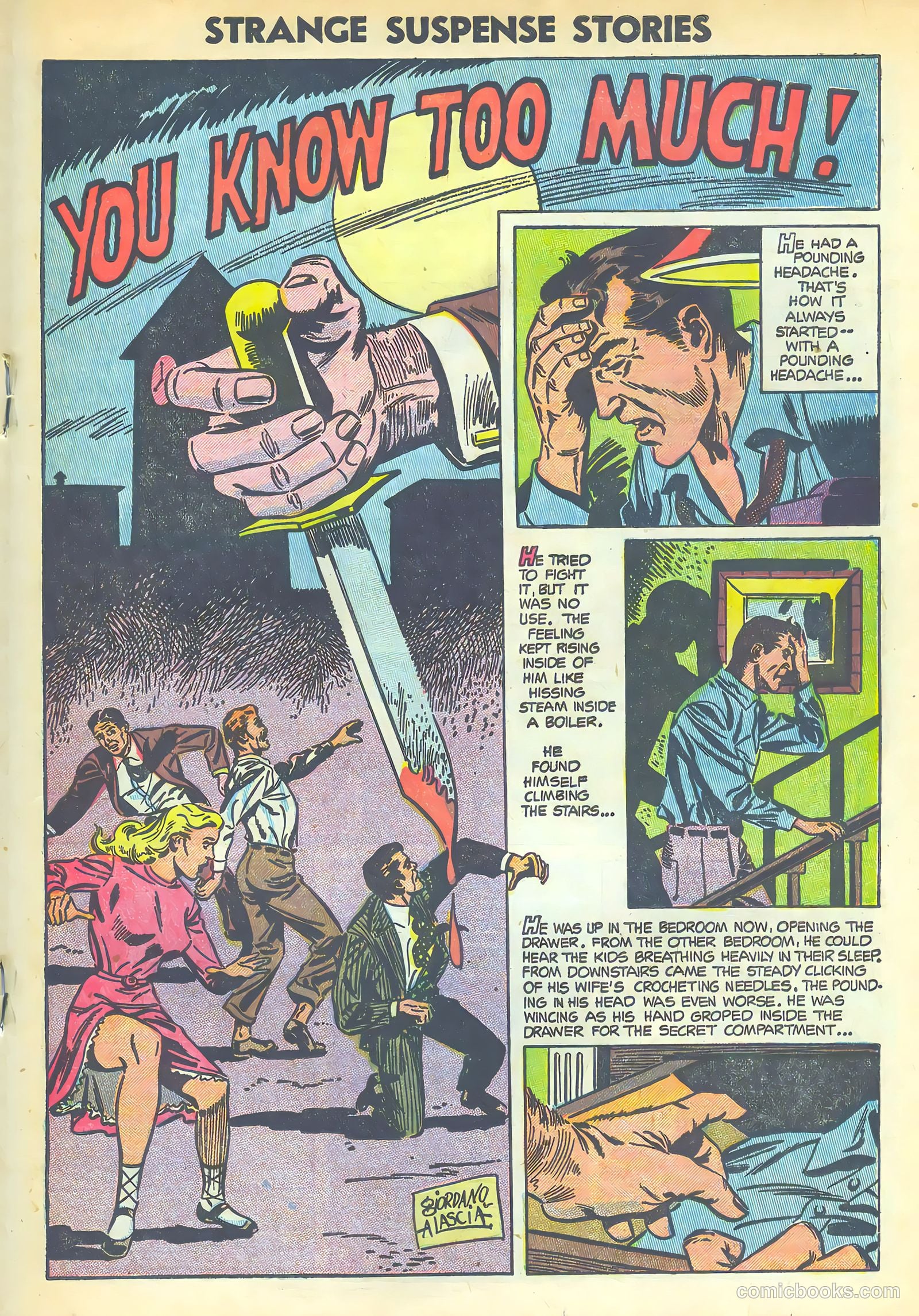 Strange Suspense Stories #19 — page 19 of 36