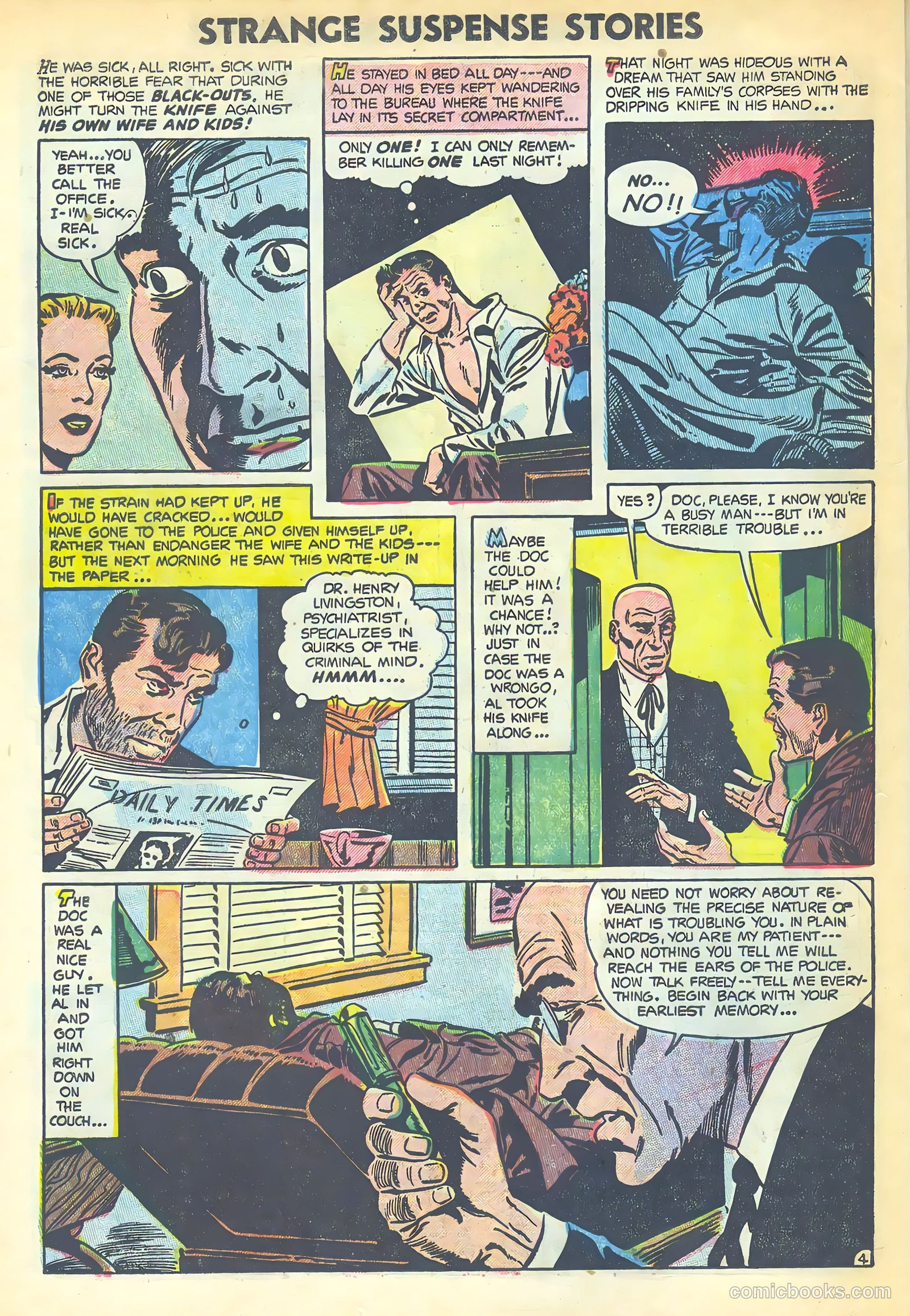 Strange Suspense Stories #19 — page 22 of 36