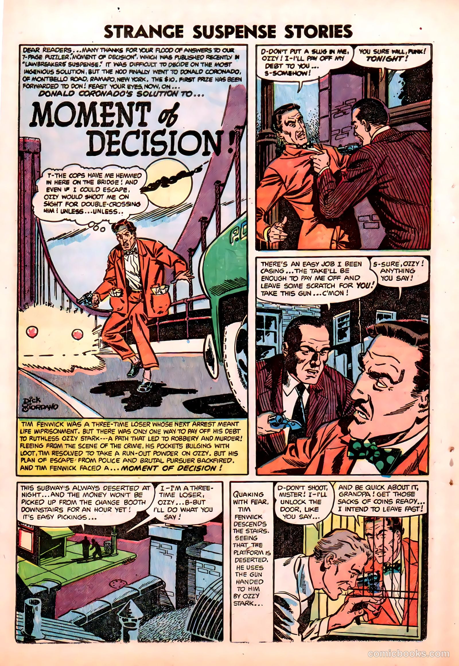 Strange Suspense Stories #20 — page 30 of 36