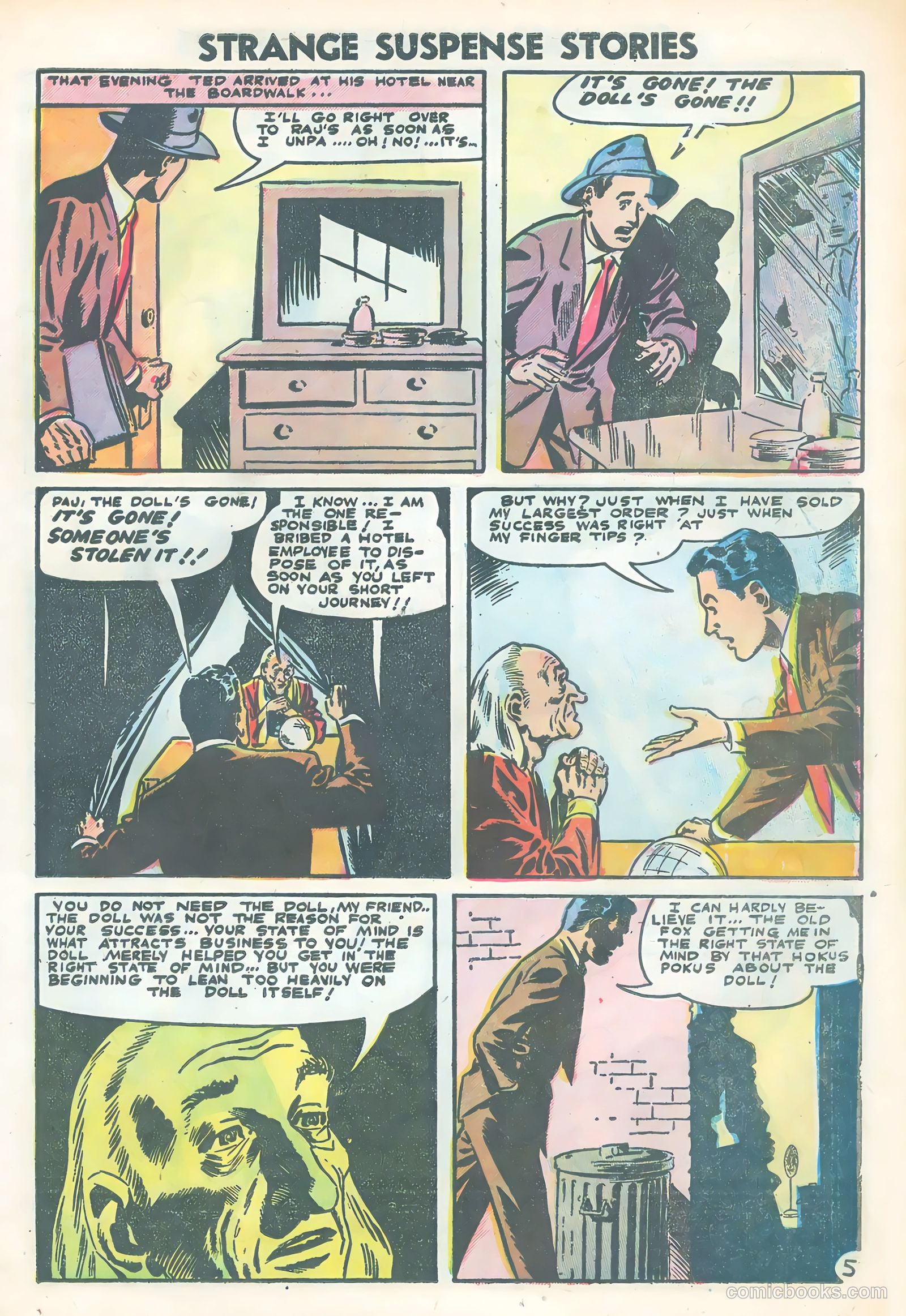 Strange Suspense Stories #28 — page 19 of 36