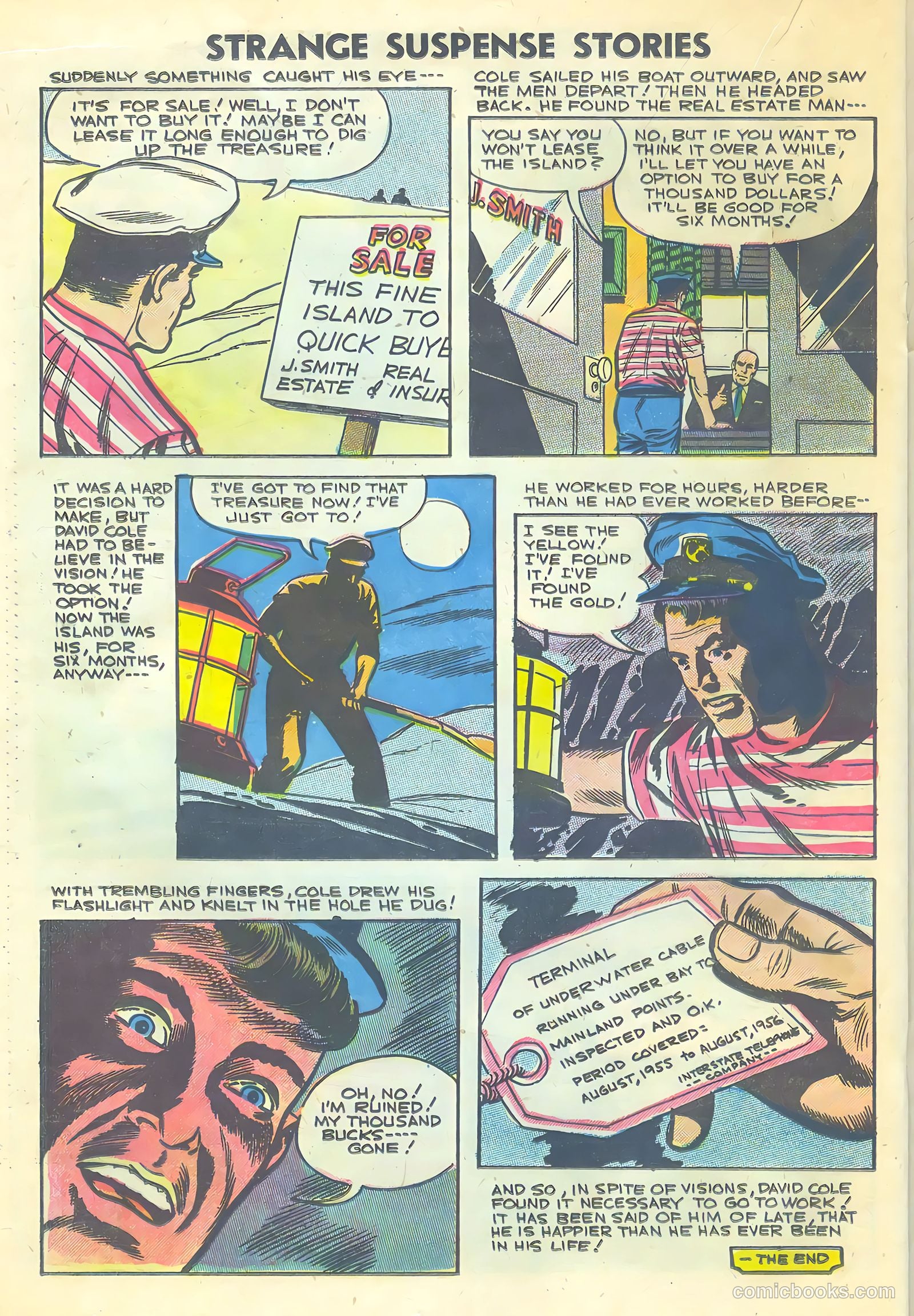 Strange Suspense Stories #30 — page 20 of 36