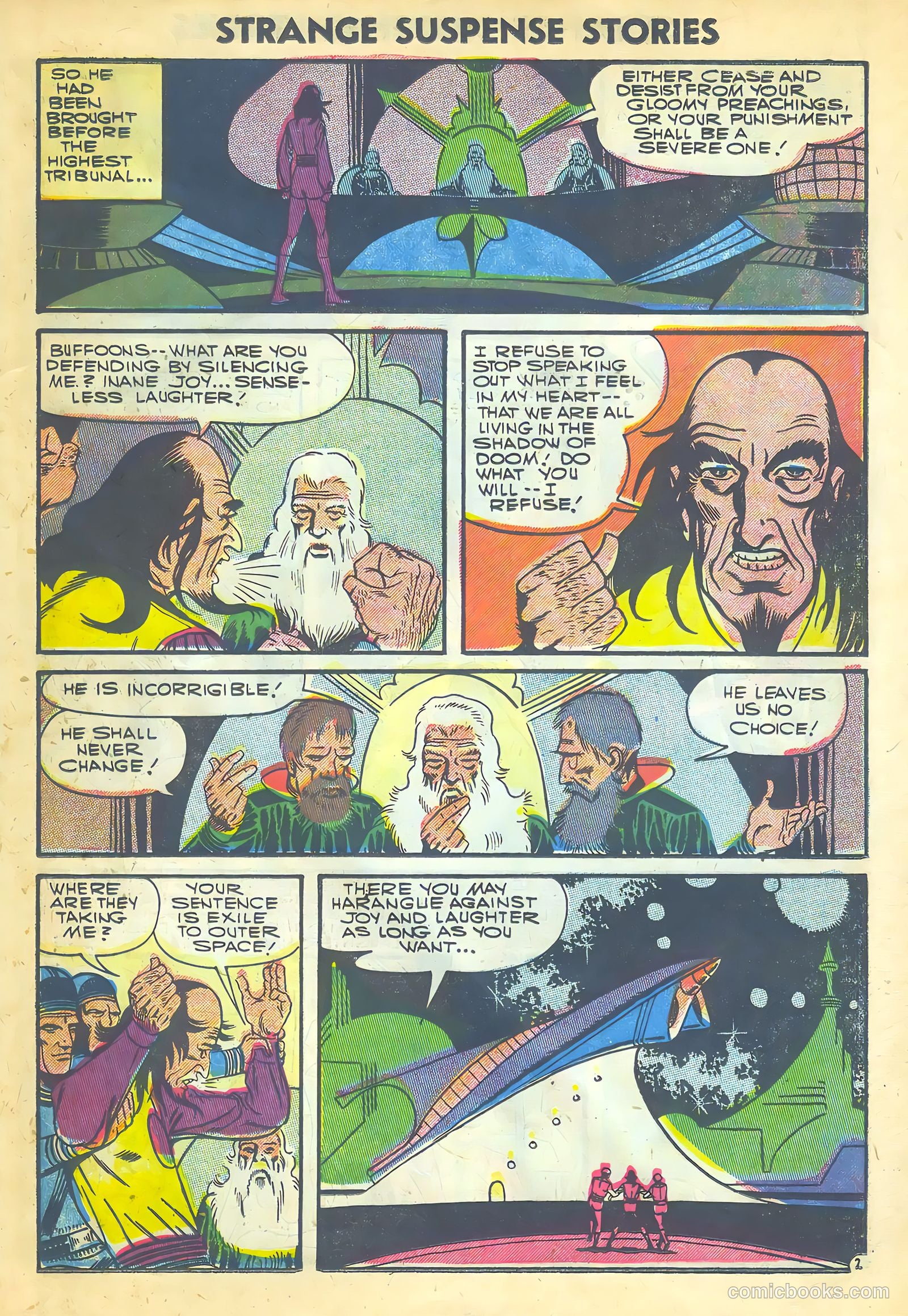 Strange Suspense Stories #31 — page 19 of 36