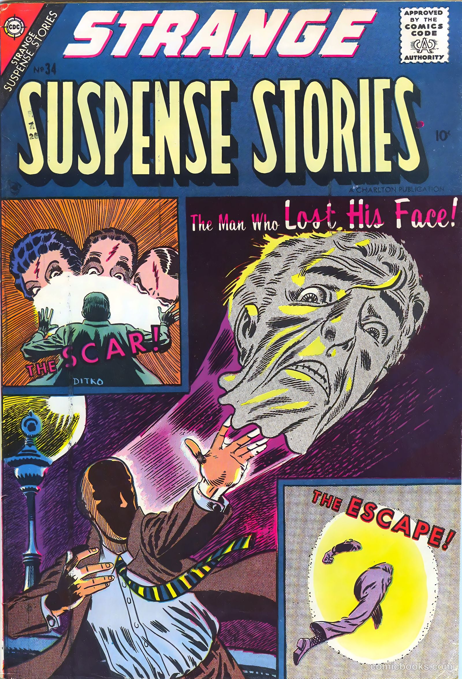 Strange Suspense Stories #34 — page 1 of 36