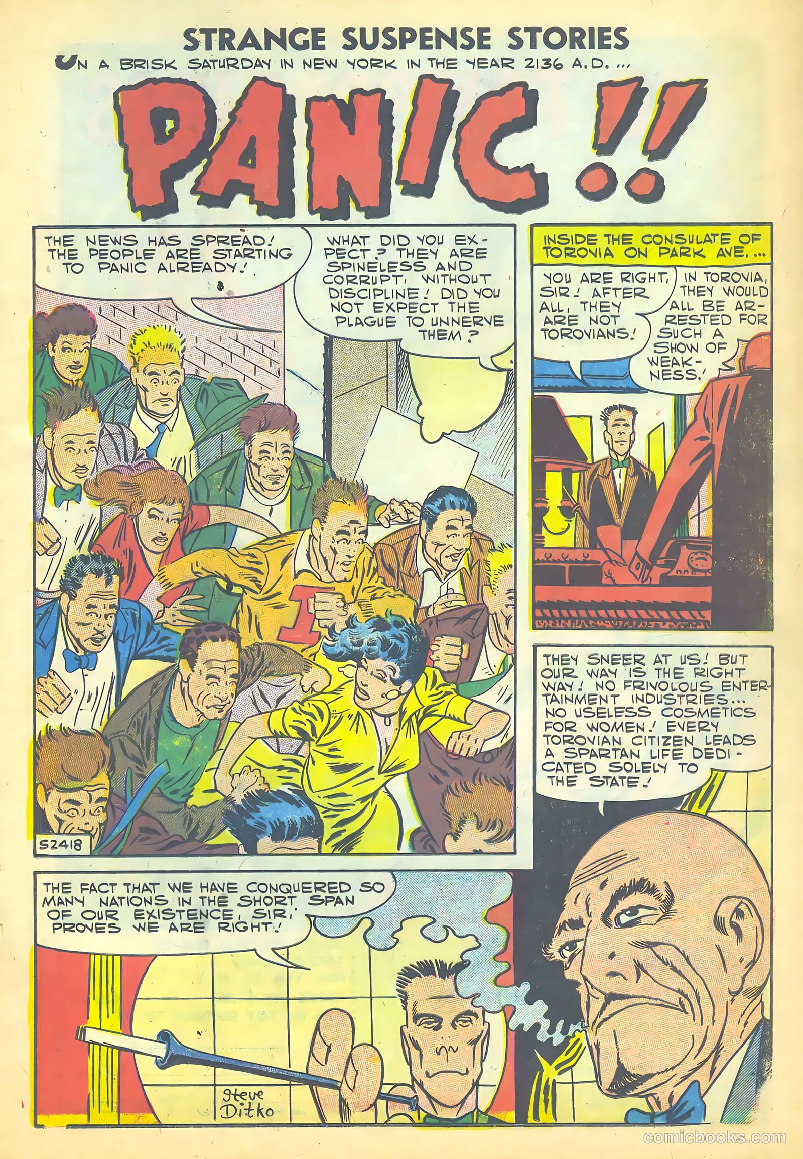 Strange Suspense Stories #35 — page 21 of 36
