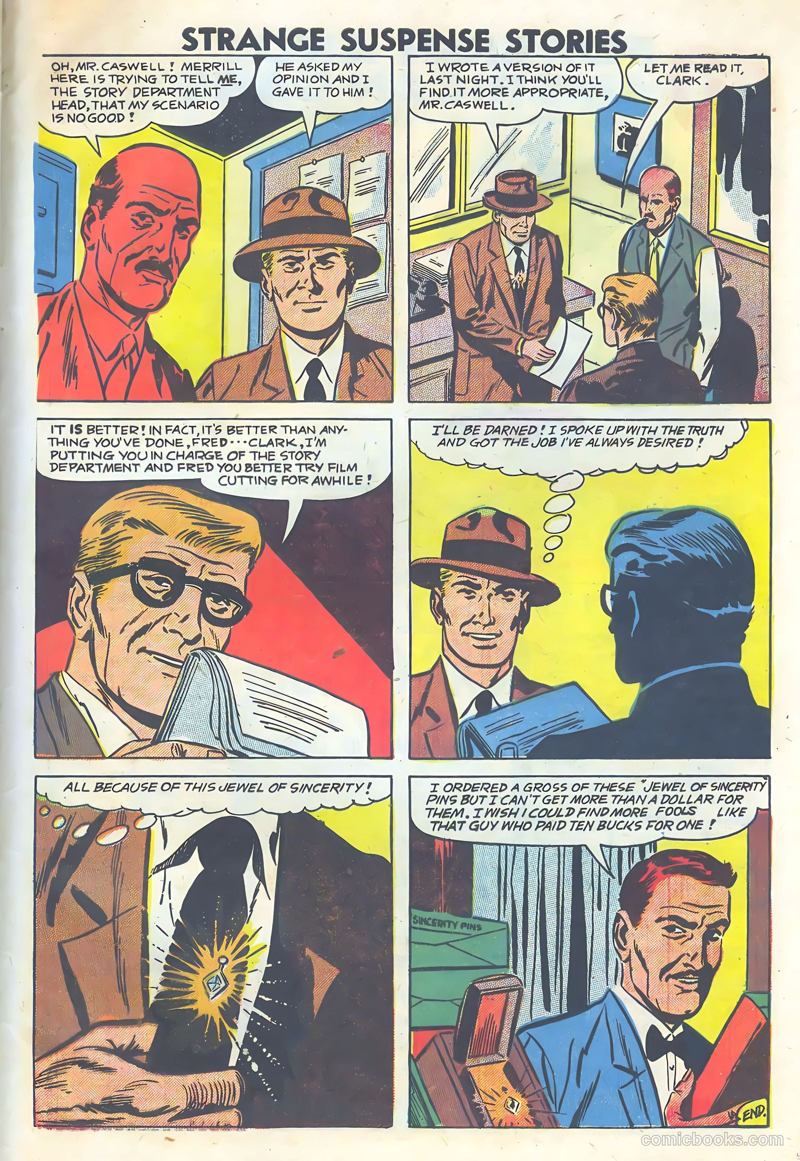 Strange Suspense Stories #37 — page 33 of 36