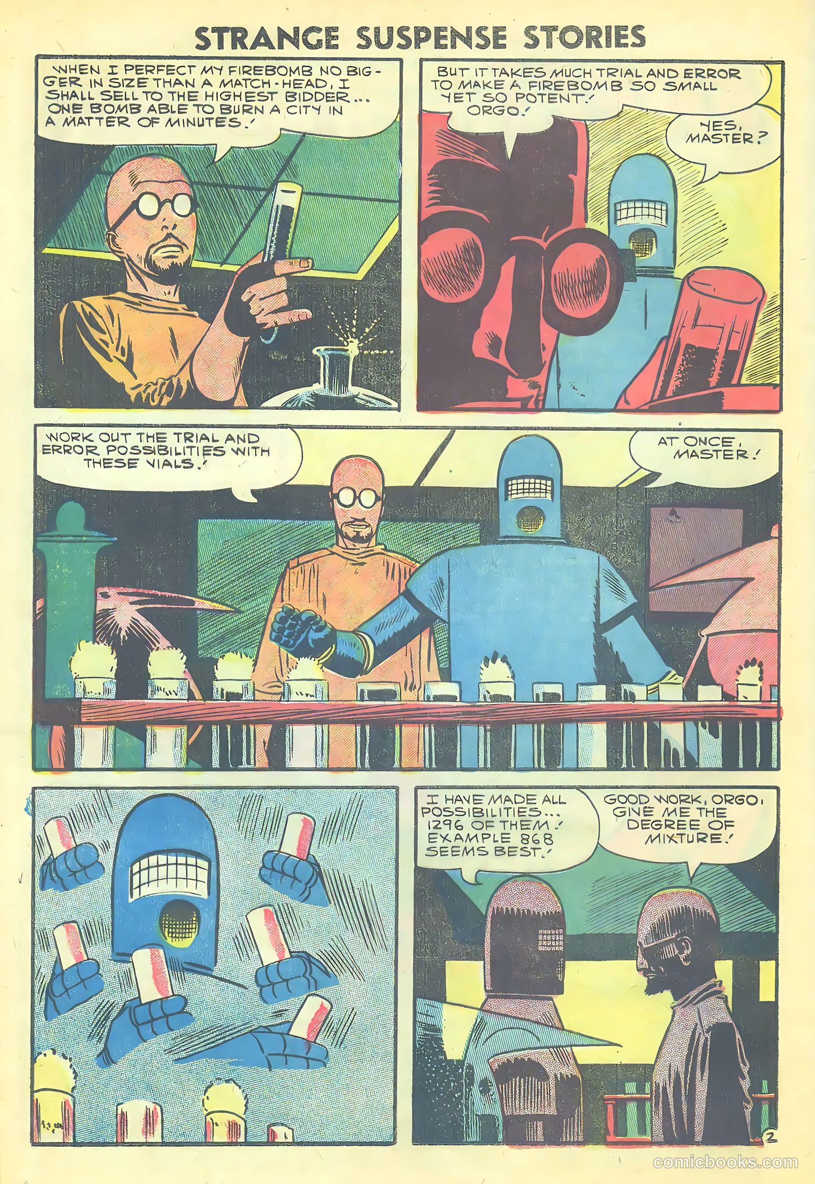 Strange Suspense Stories #39 — page 16 of 36