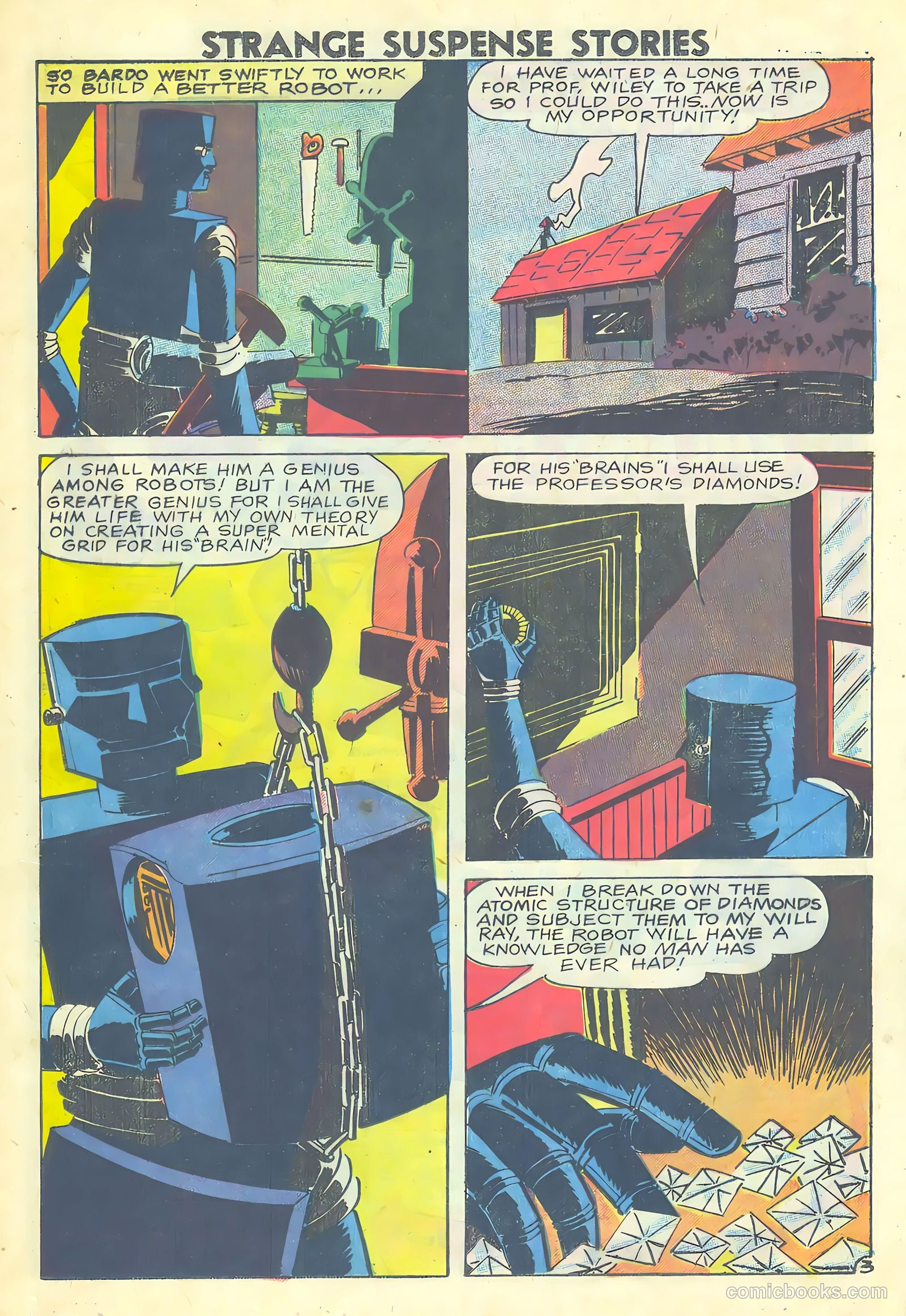 Strange Suspense Stories #40 — page 16 of 36