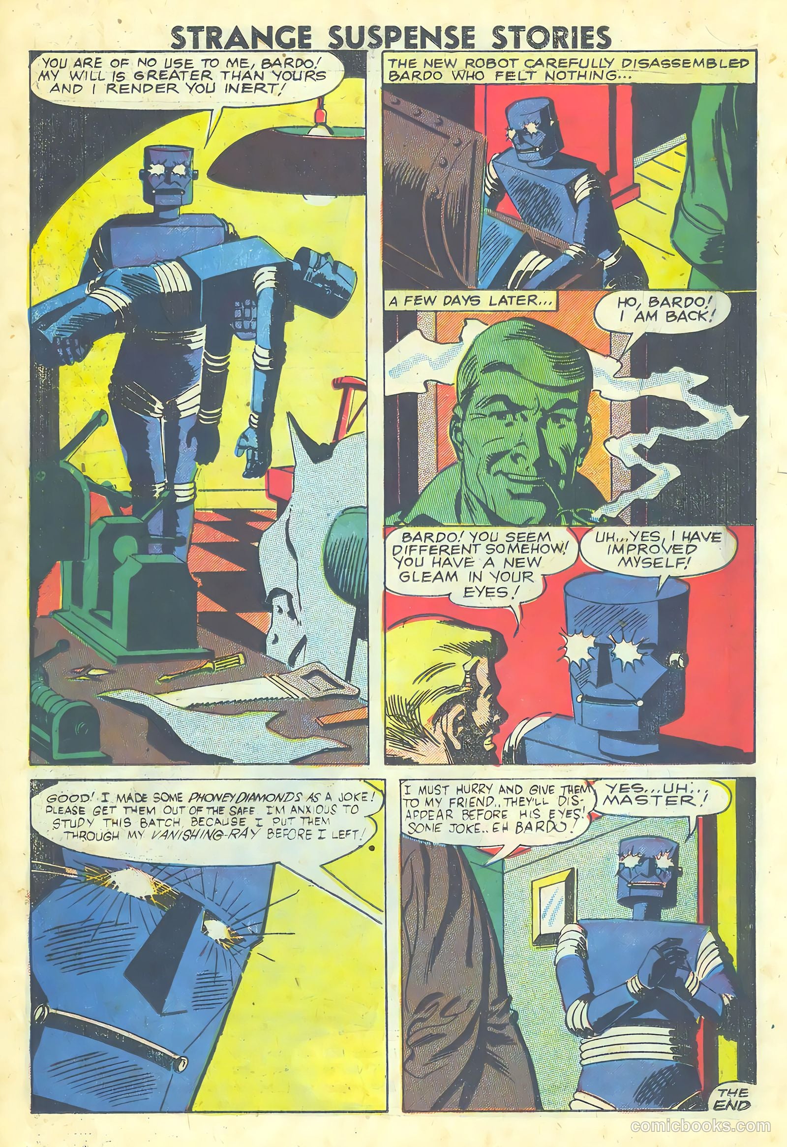 Strange Suspense Stories #40 — page 18 of 36