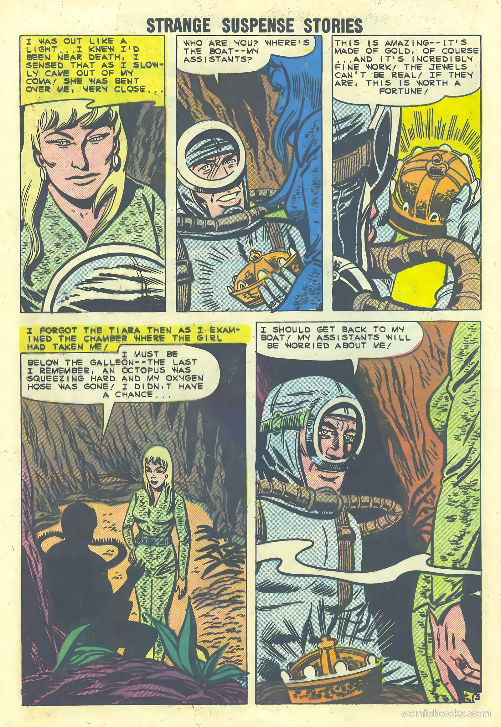 Strange Suspense Stories #48 — page 28 of 36