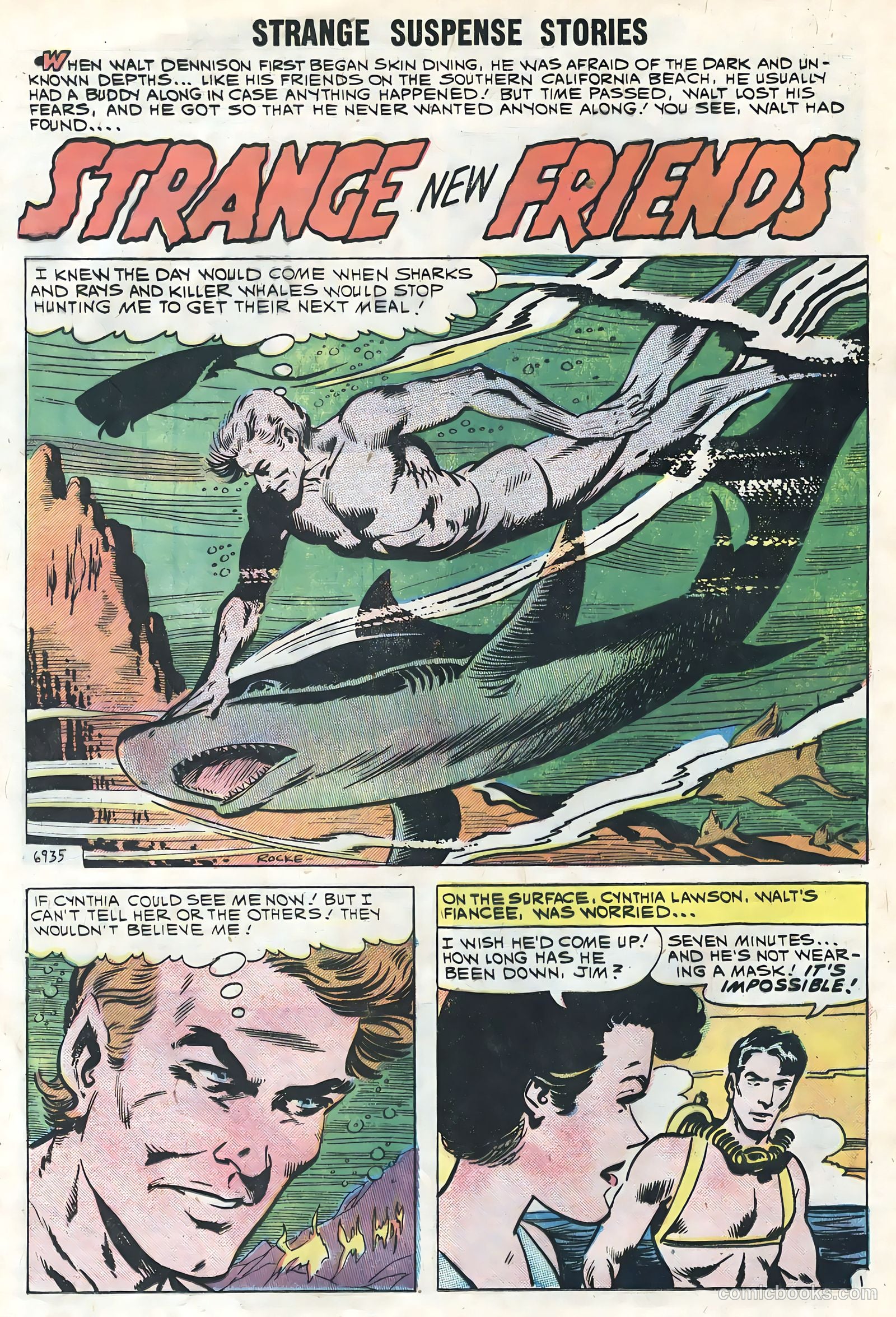 Strange Suspense Stories #50 — page 20 of 36