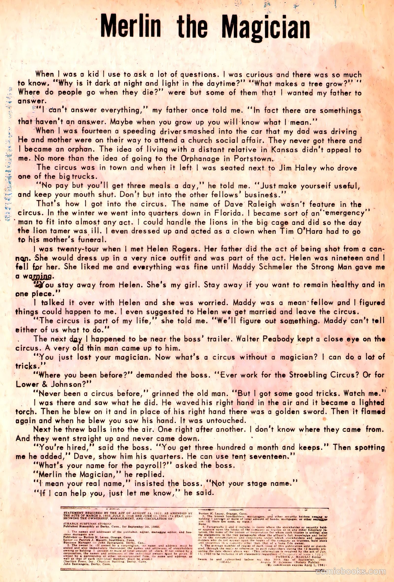 Strange Suspense Stories #53 — page 20 of 36