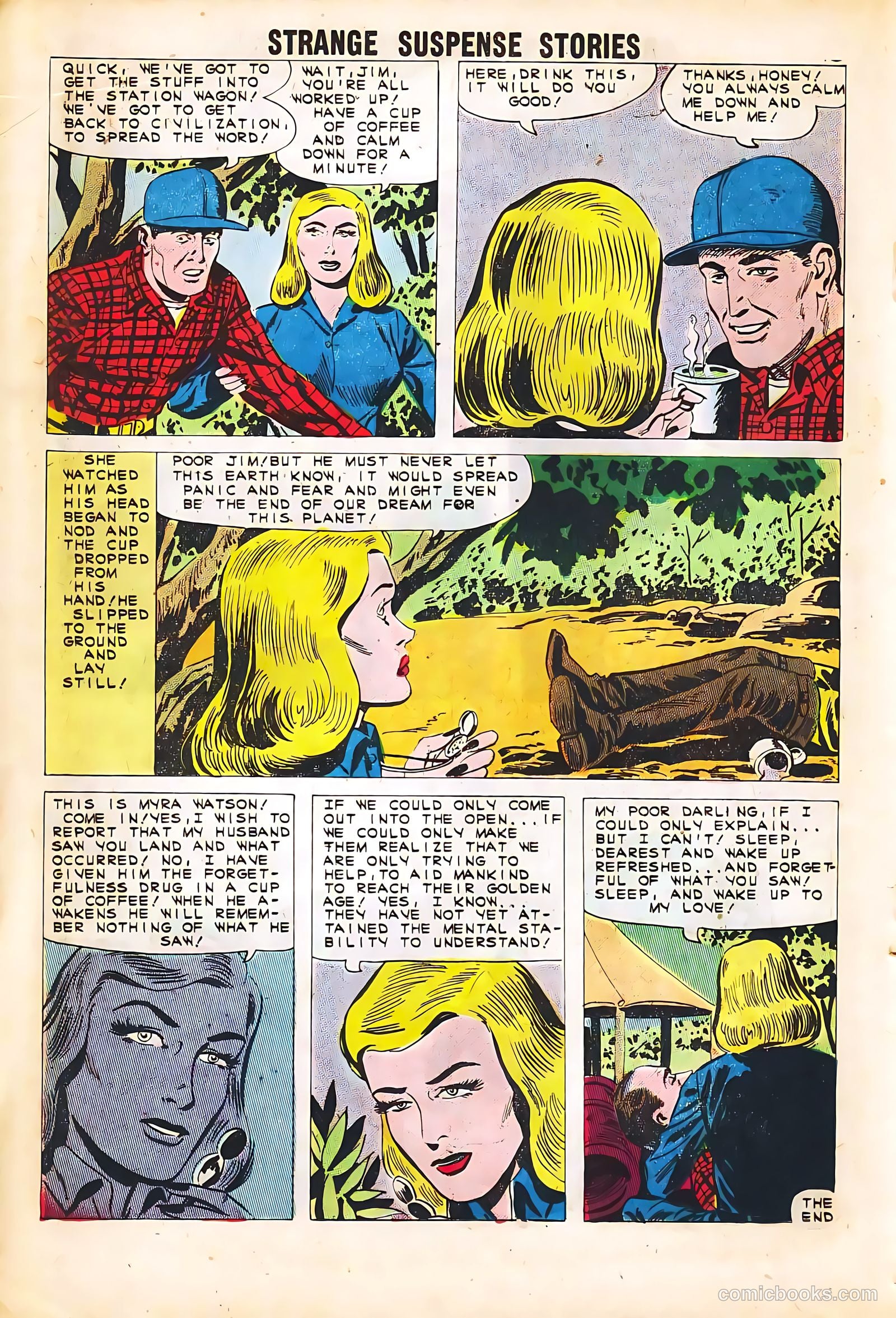 Strange Suspense Stories #54 — page 18 of 36