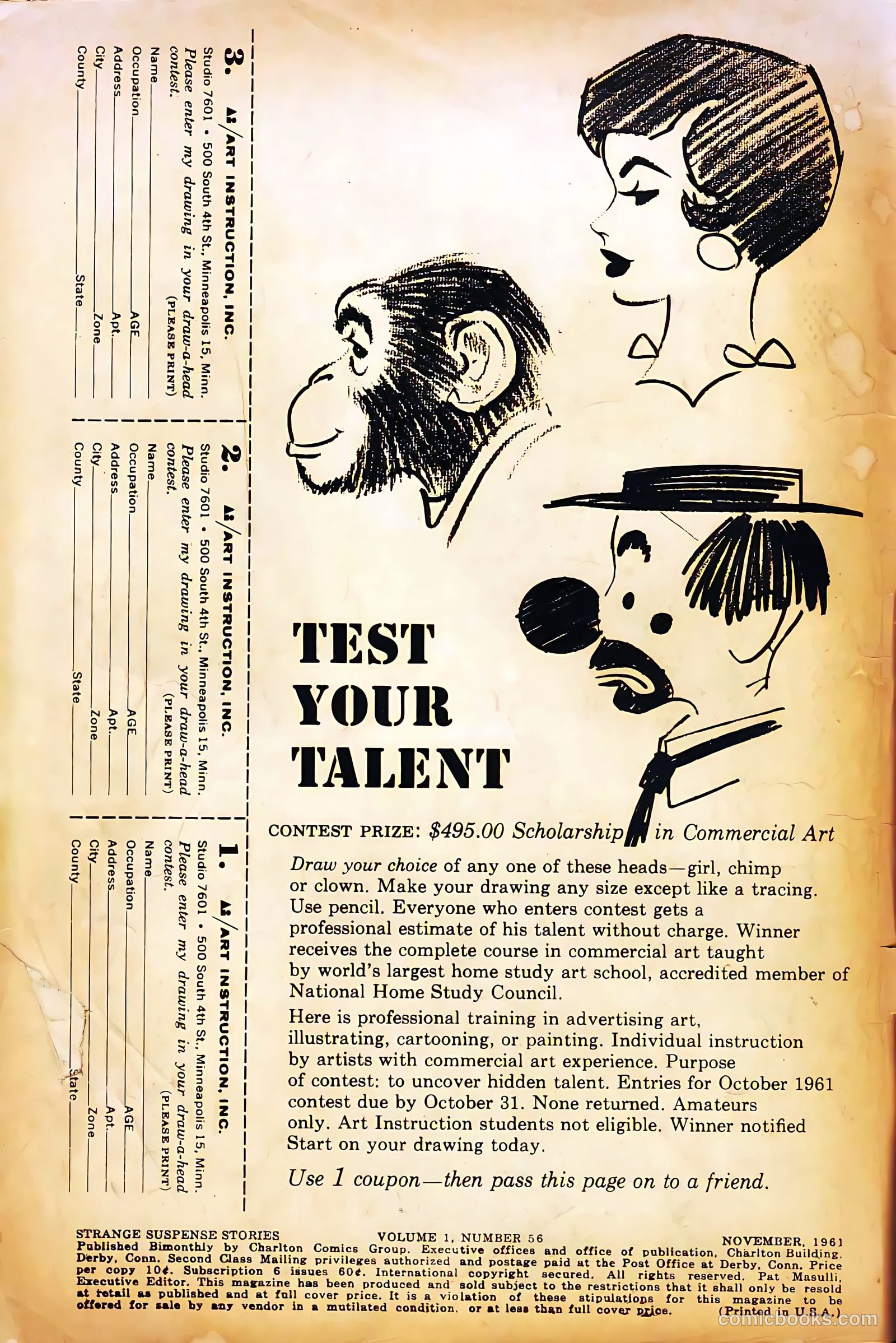 Strange Suspense Stories #56 — page 2 of 36