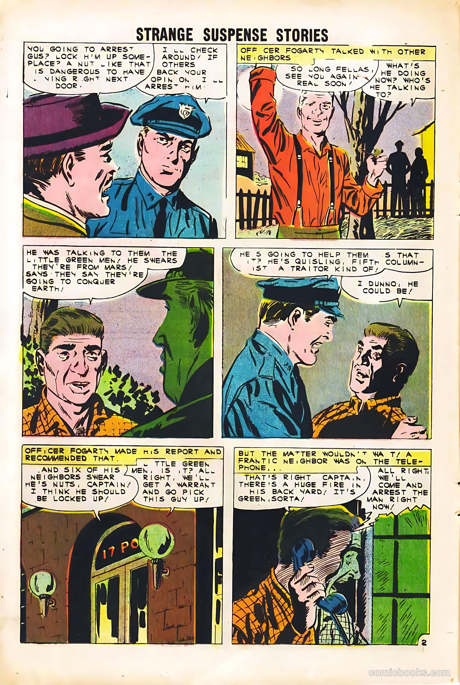 Strange Suspense Stories #56 — page 16 of 36