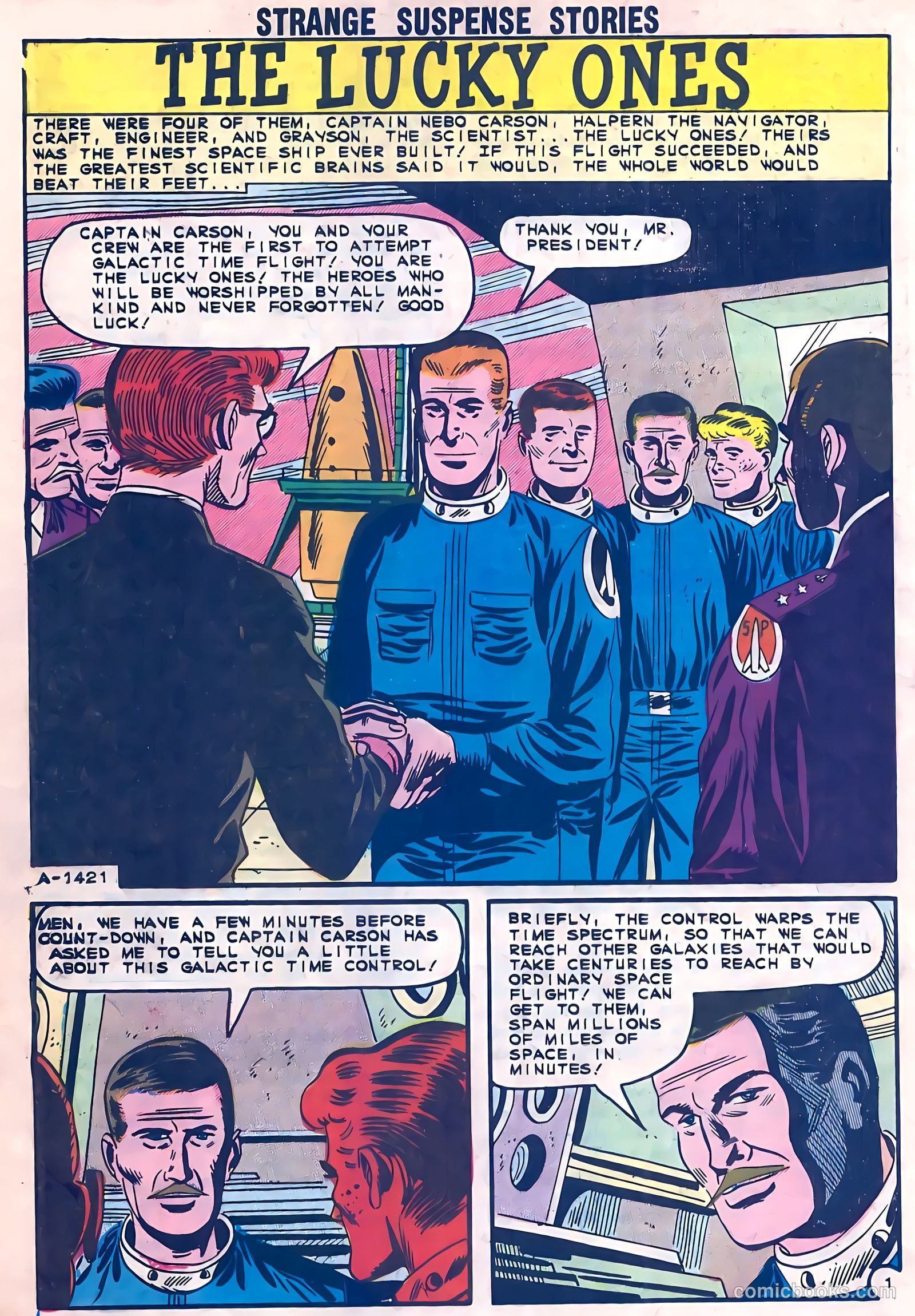 Strange Suspense Stories #59 — page 20 of 36