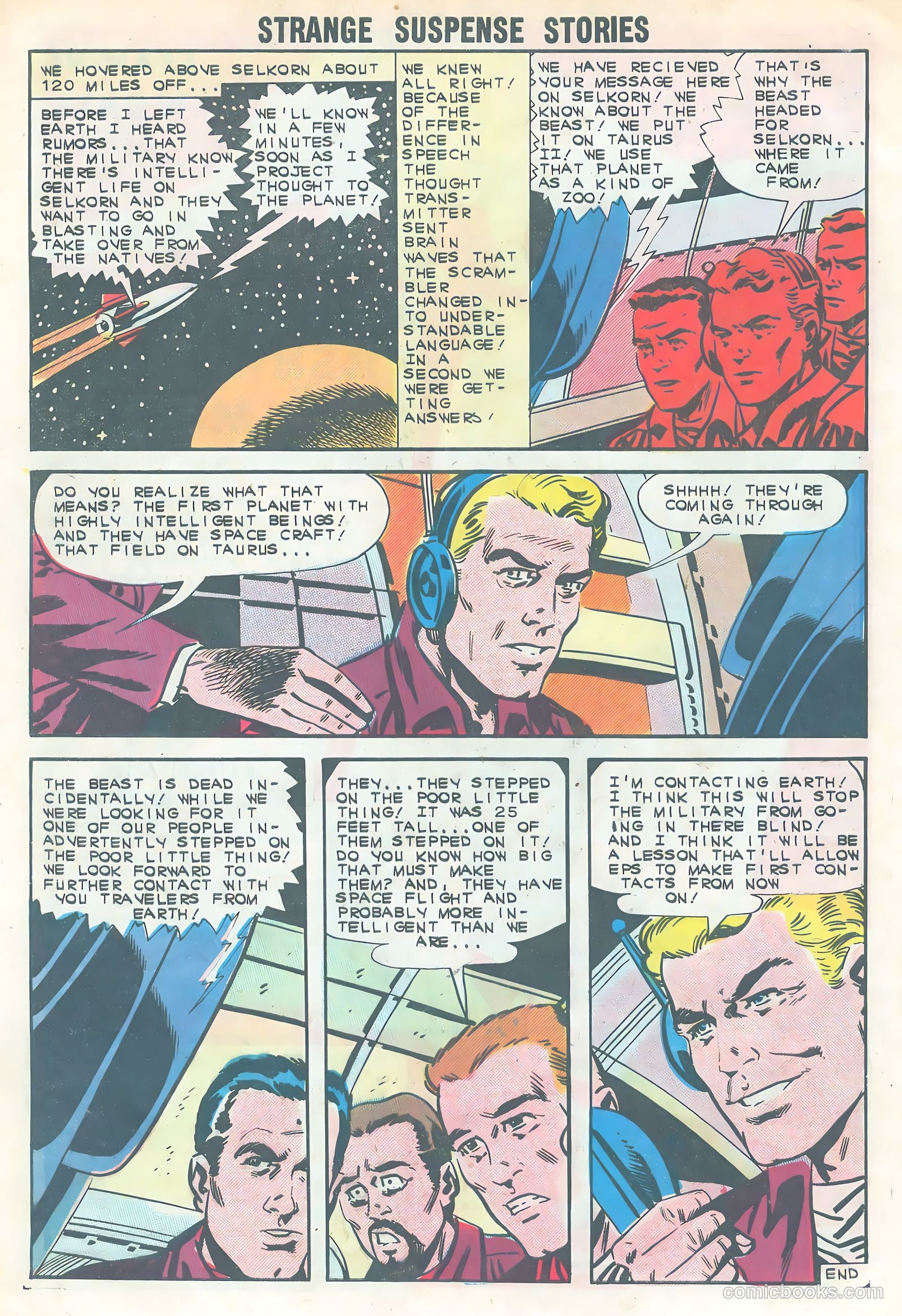 Strange Suspense Stories #62 — page 32 of 36
