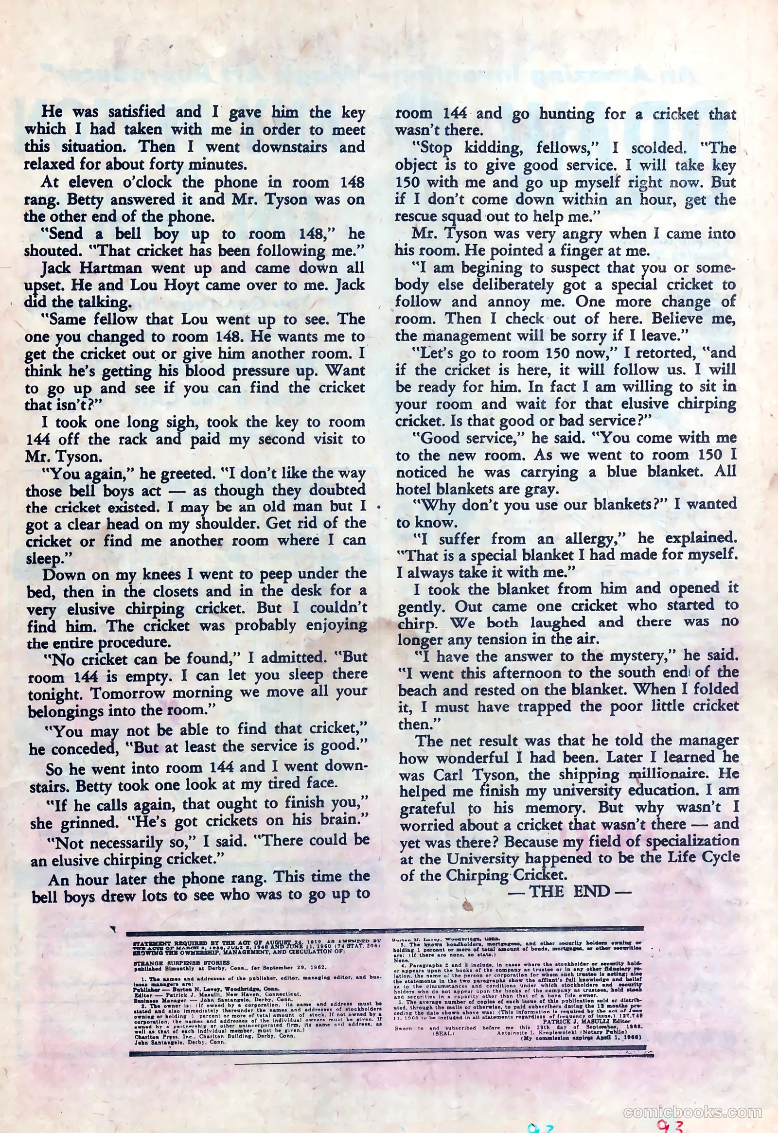 Strange Suspense Stories #64 — page 21 of 36