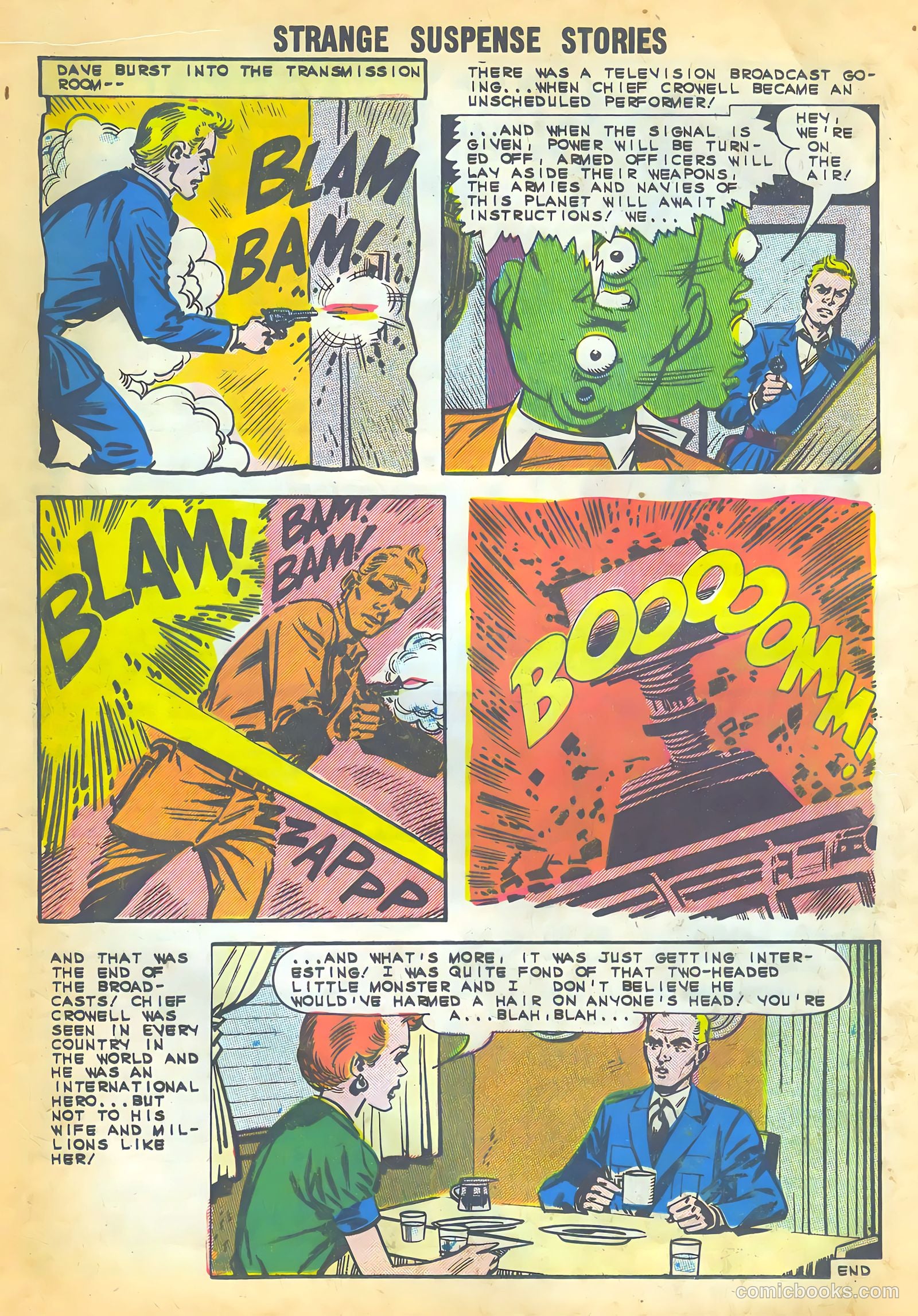 Strange Suspense Stories #68 — page 16 of 36
