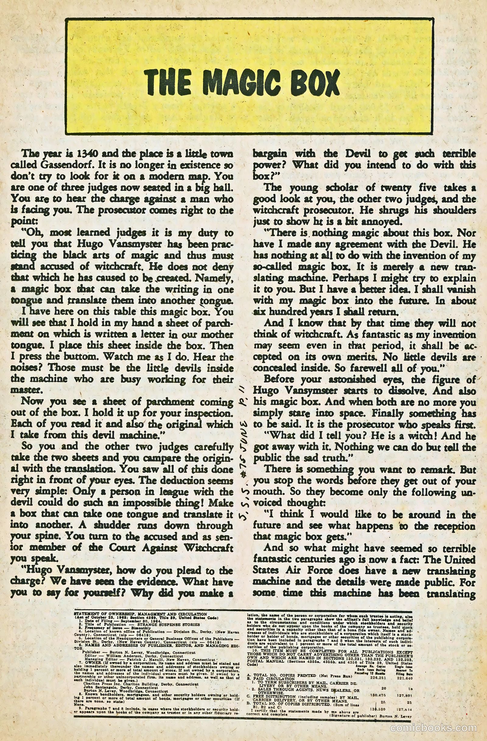 Strange Suspense Stories #75 — page 13 of 36