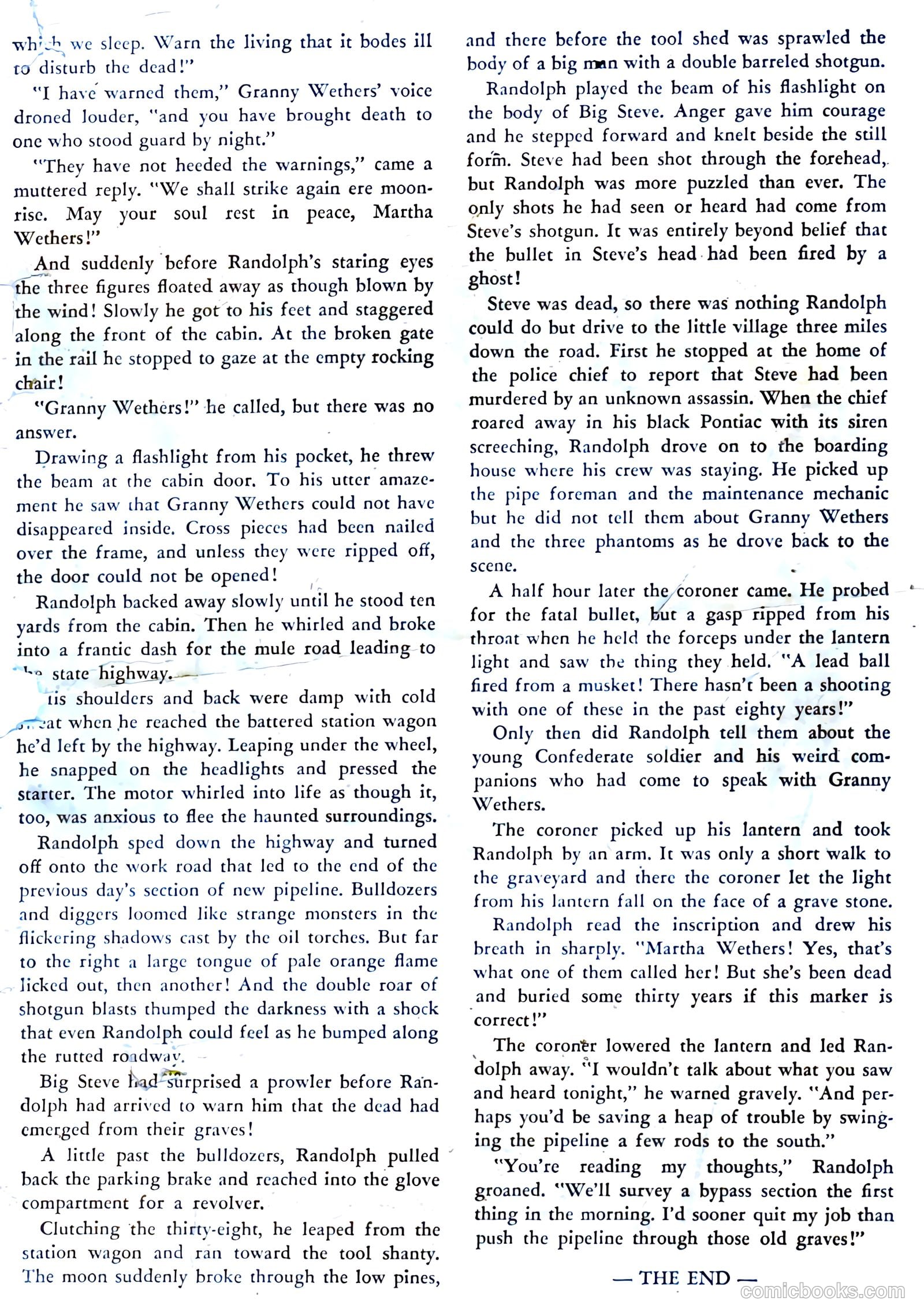 Strange Terrors #1 — page 35 of 36