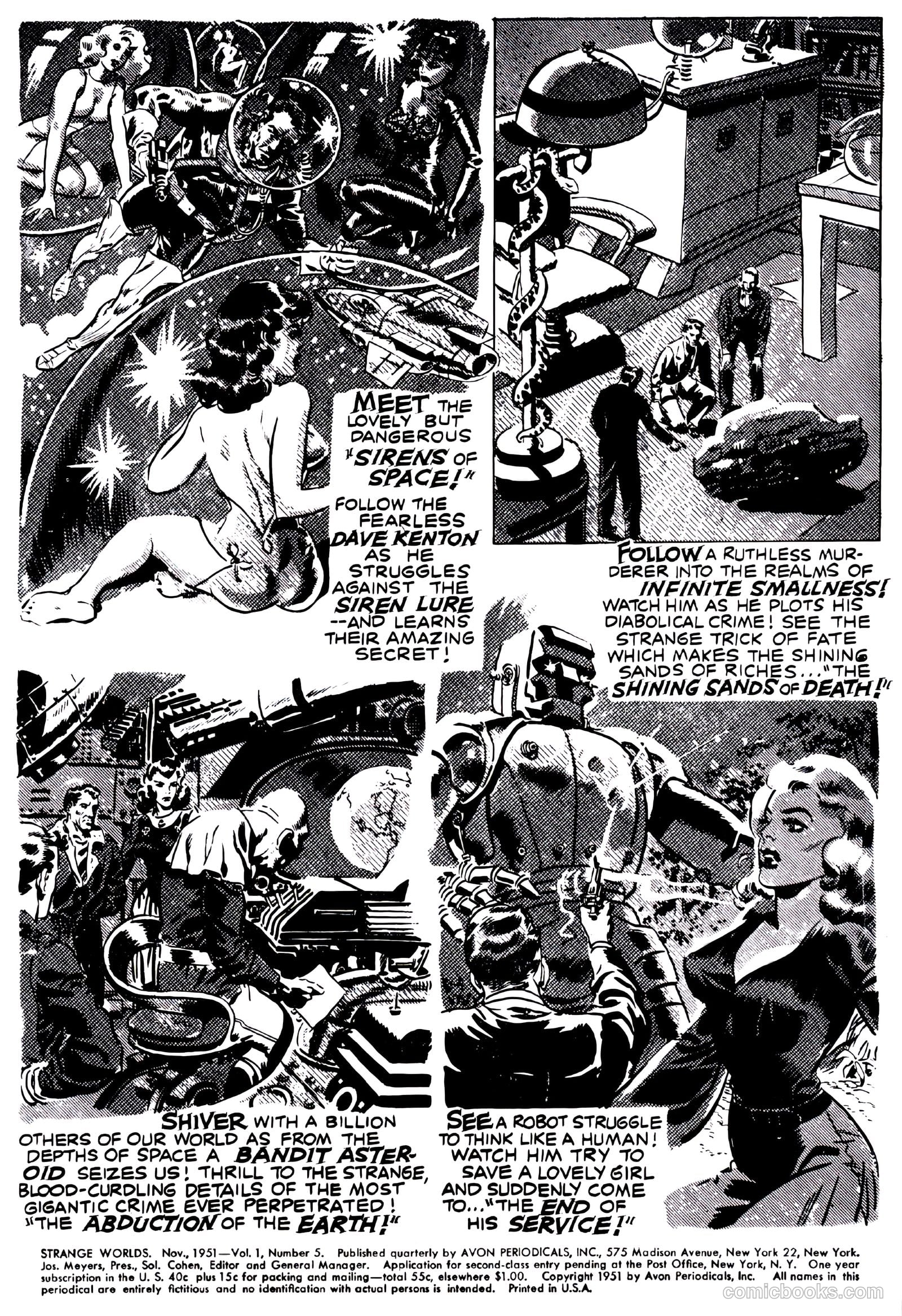 Strange Worlds #5 — page 2 of 36