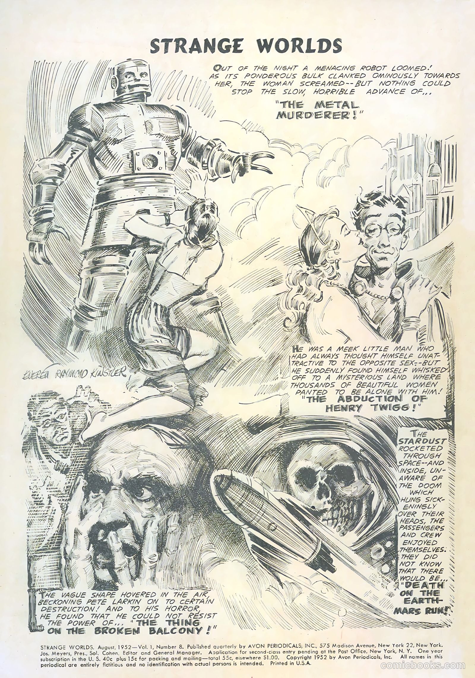 Strange Worlds #8 — page 2 of 36