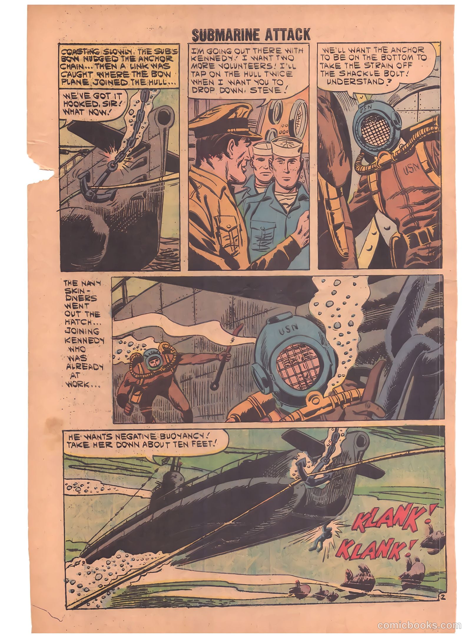 Submarine Attack #26 — page 32 of 36