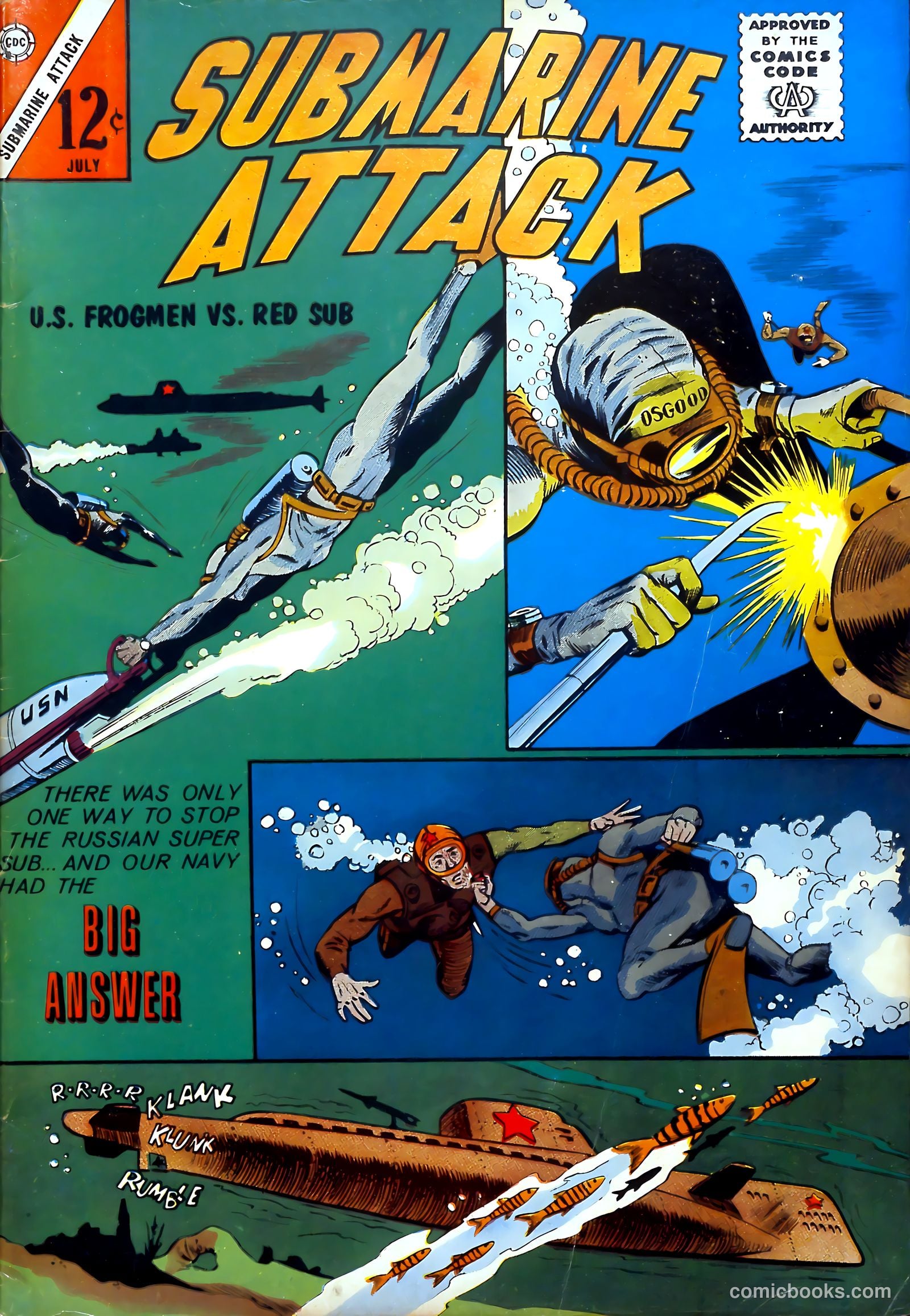 Submarine Attack #40 — page 1 of 36