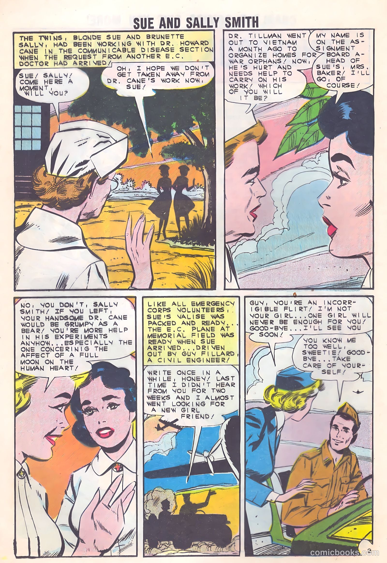 Sue and Sally Smith, Flying Nurses #48 — page 24 of 36