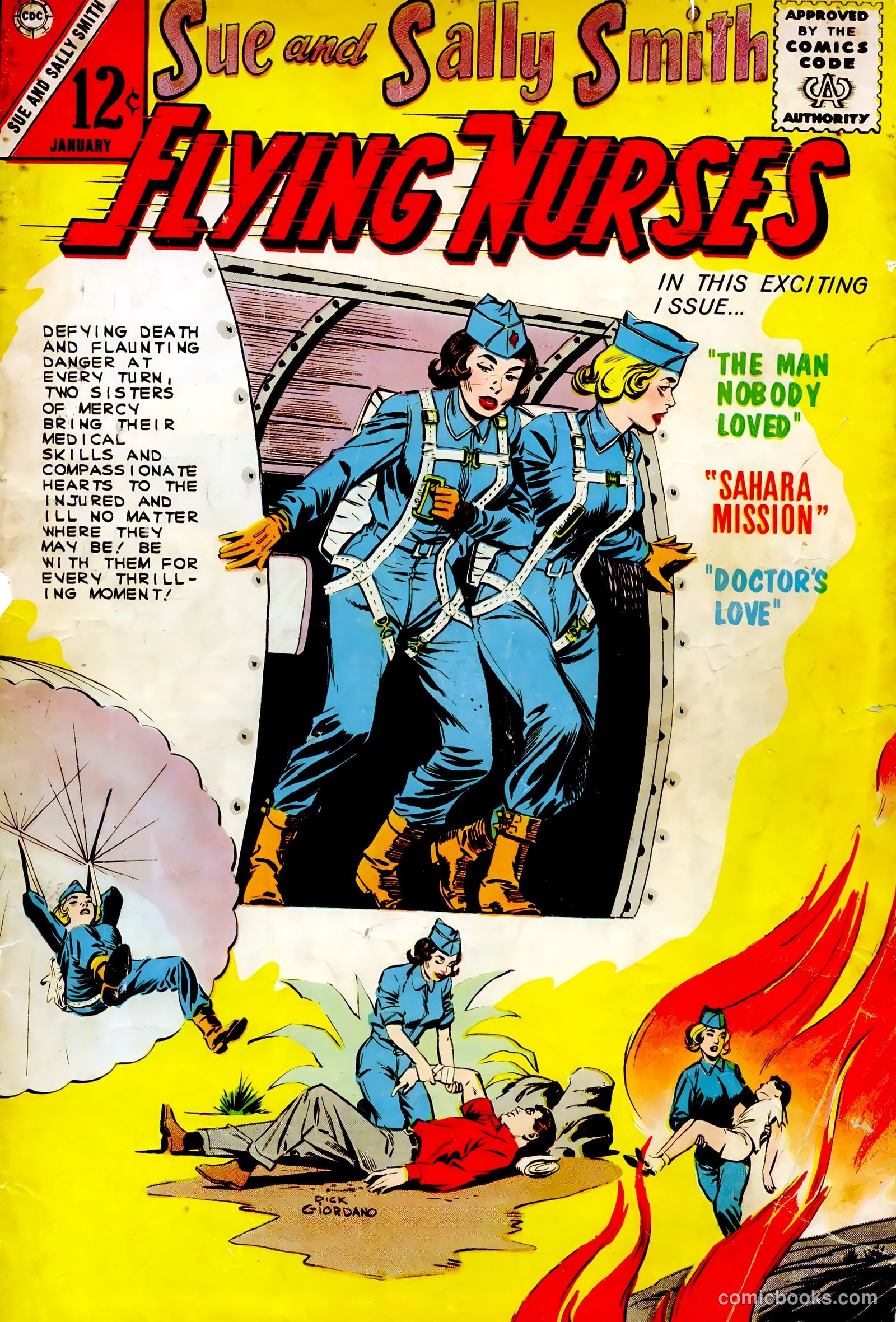 Sue and Sally Smith, Flying Nurses #49 — page 1 of 36