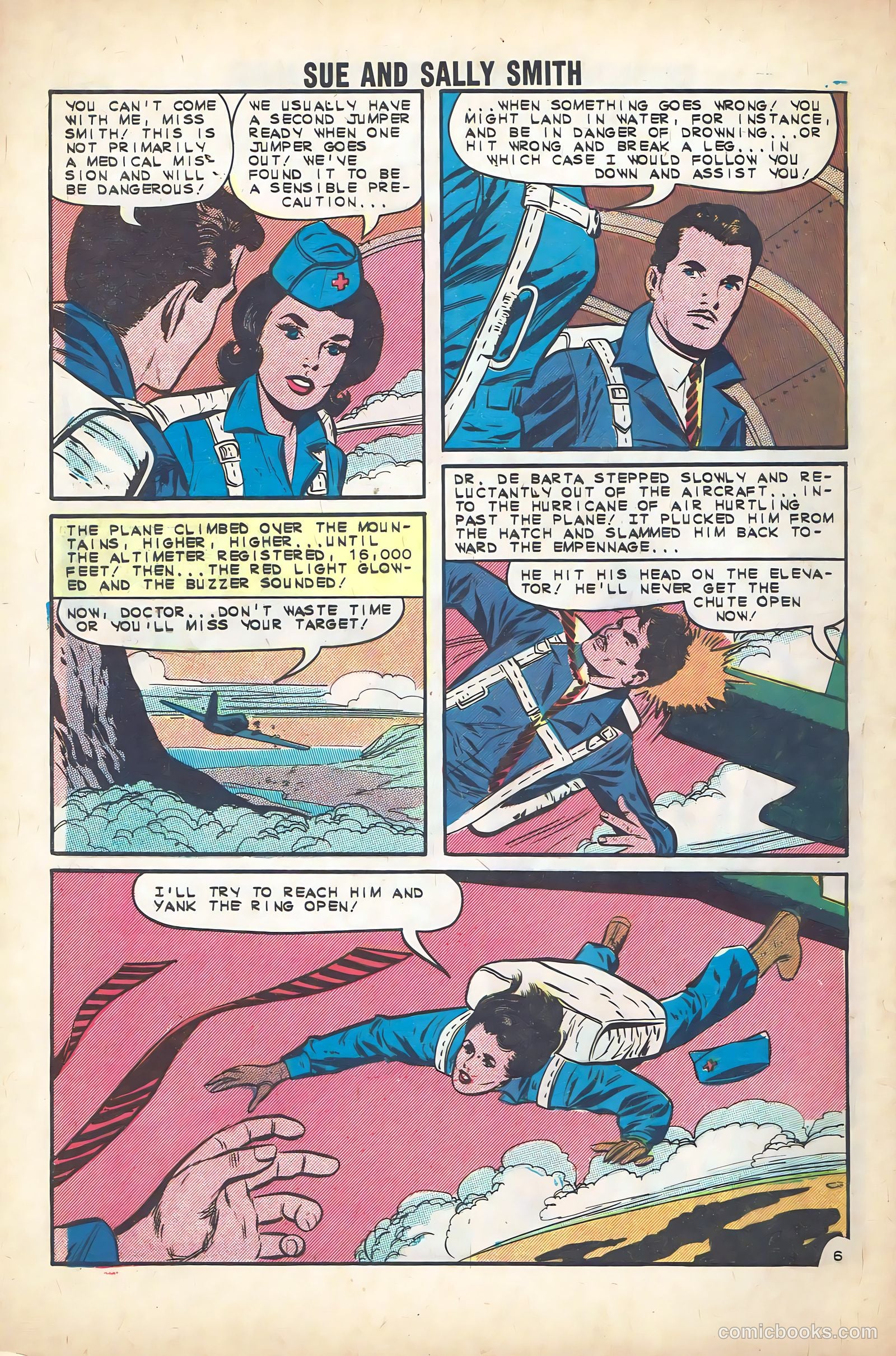 Sue and Sally Smith, Flying Nurses #51 — page 28 of 36
