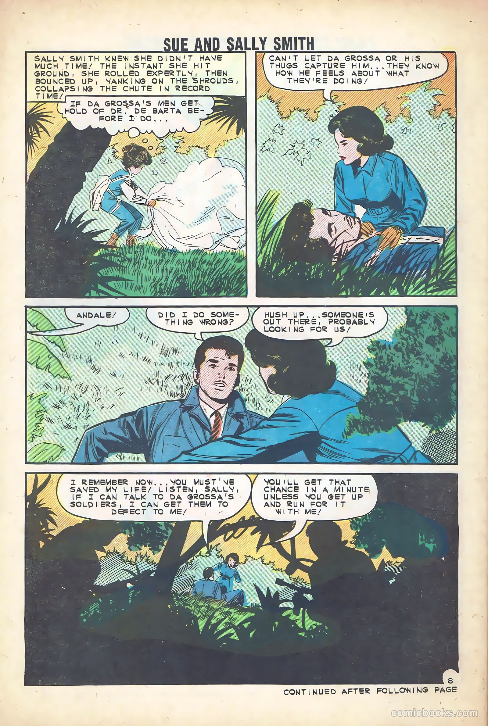 Sue and Sally Smith, Flying Nurses #51 — page 30 of 36
