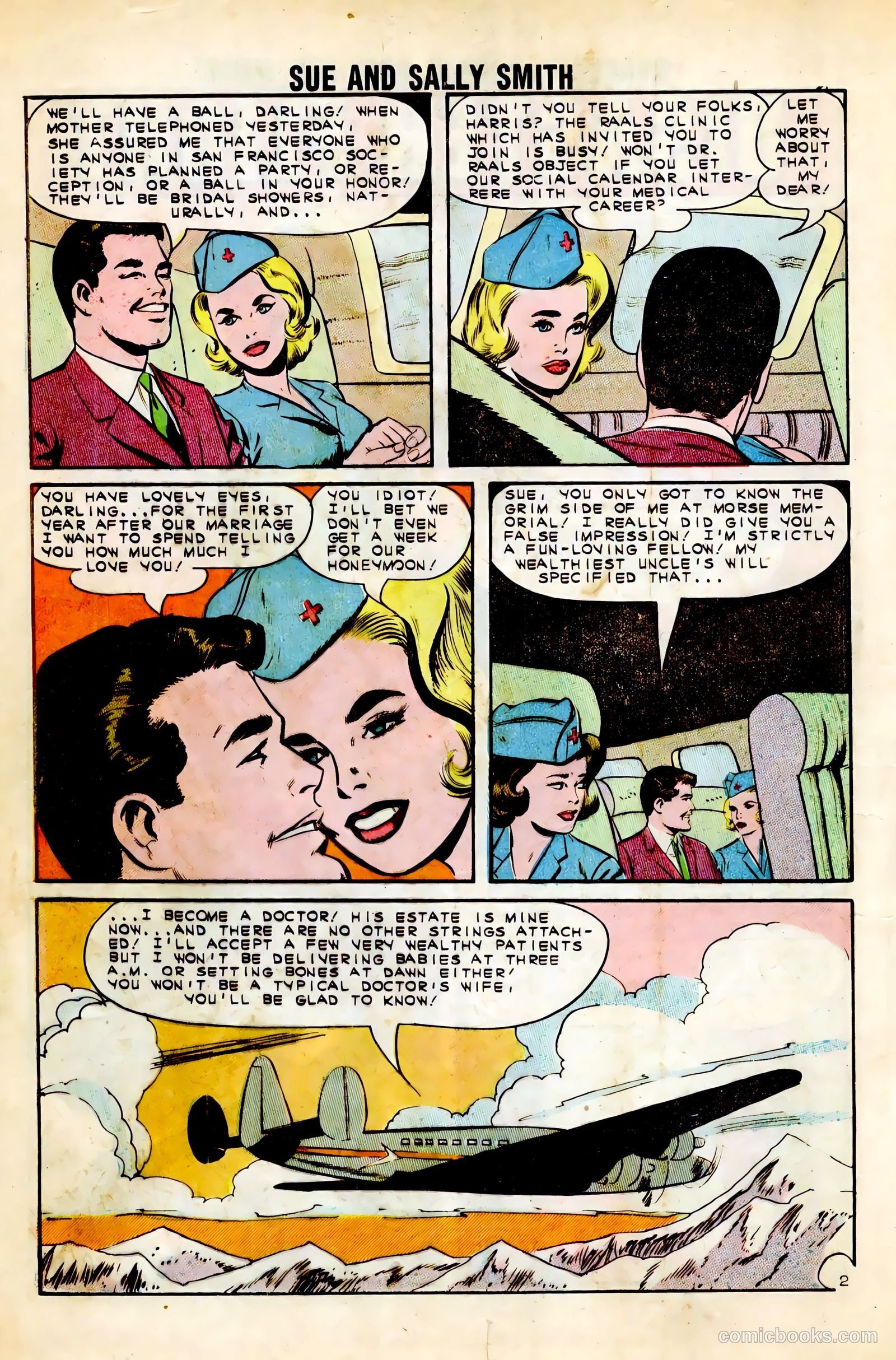 Sue and Sally Smith, Flying Nurses #52 — page 4 of 36