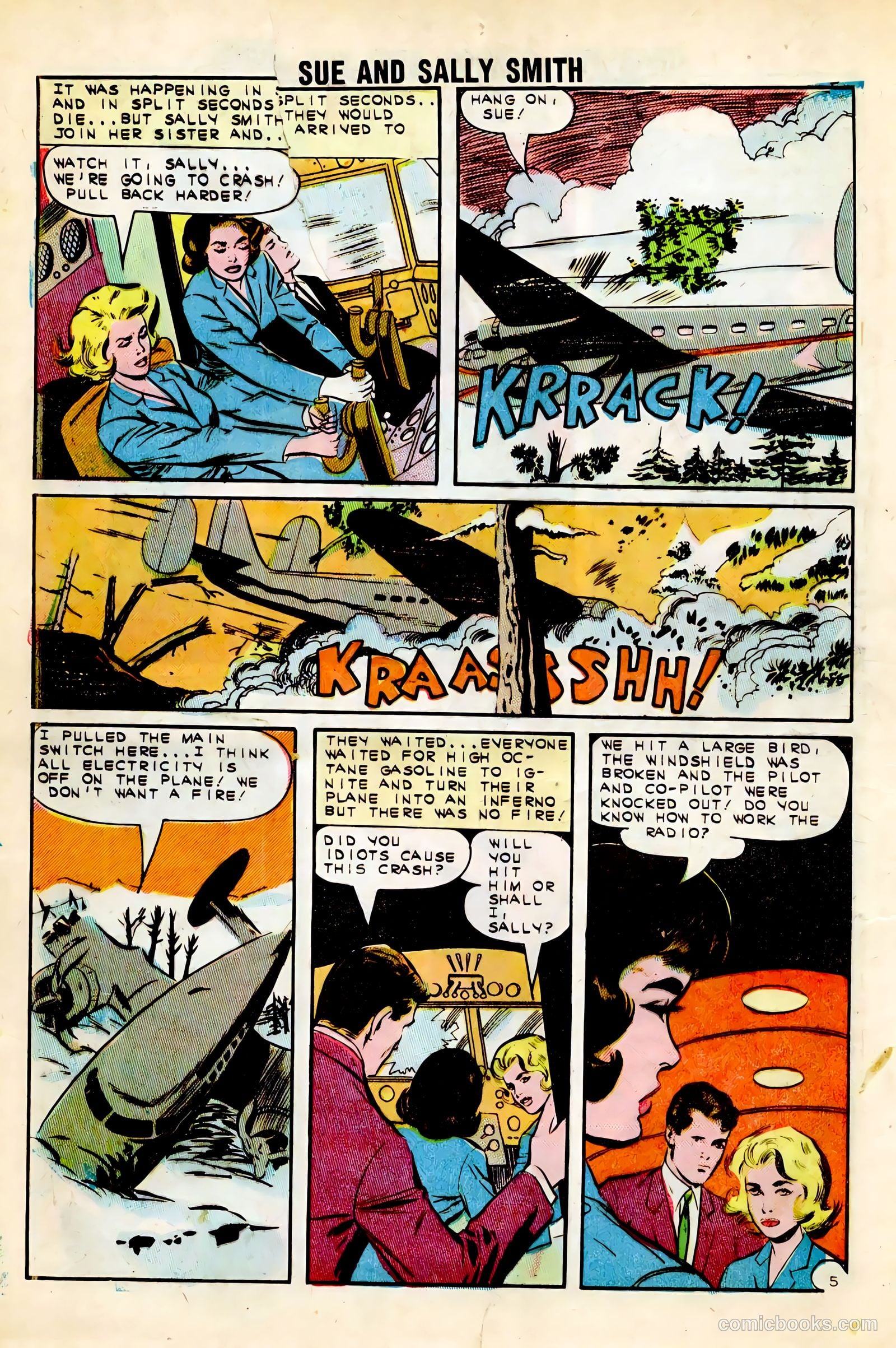 Sue and Sally Smith, Flying Nurses #52 — page 8 of 36