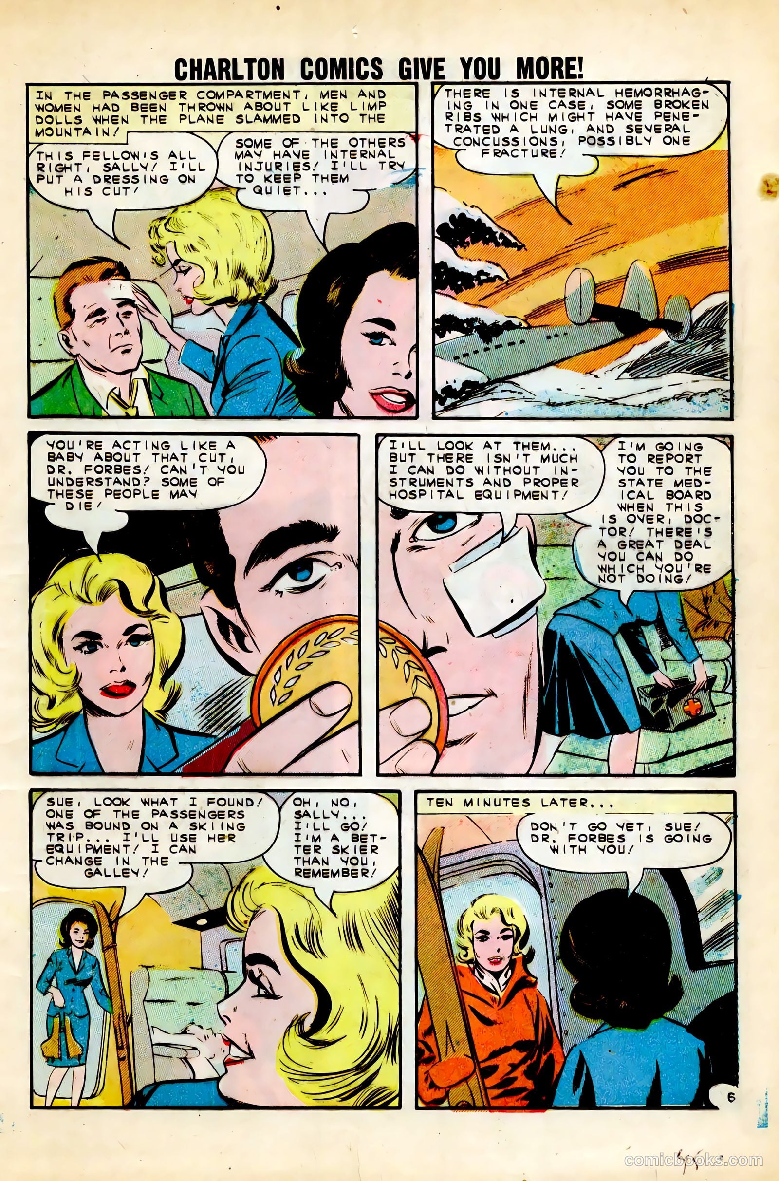 Sue and Sally Smith, Flying Nurses #52 — page 9 of 36