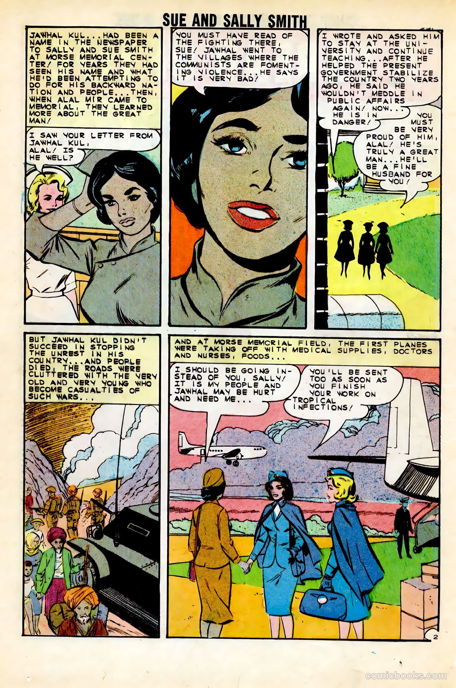 Sue and Sally Smith, Flying Nurses #52 — page 24 of 36