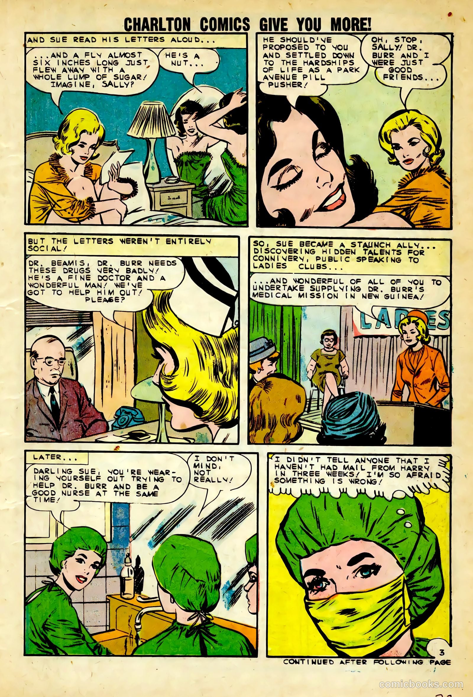 Sue and Sally Smith, Flying Nurses #53 — page 6 of 37