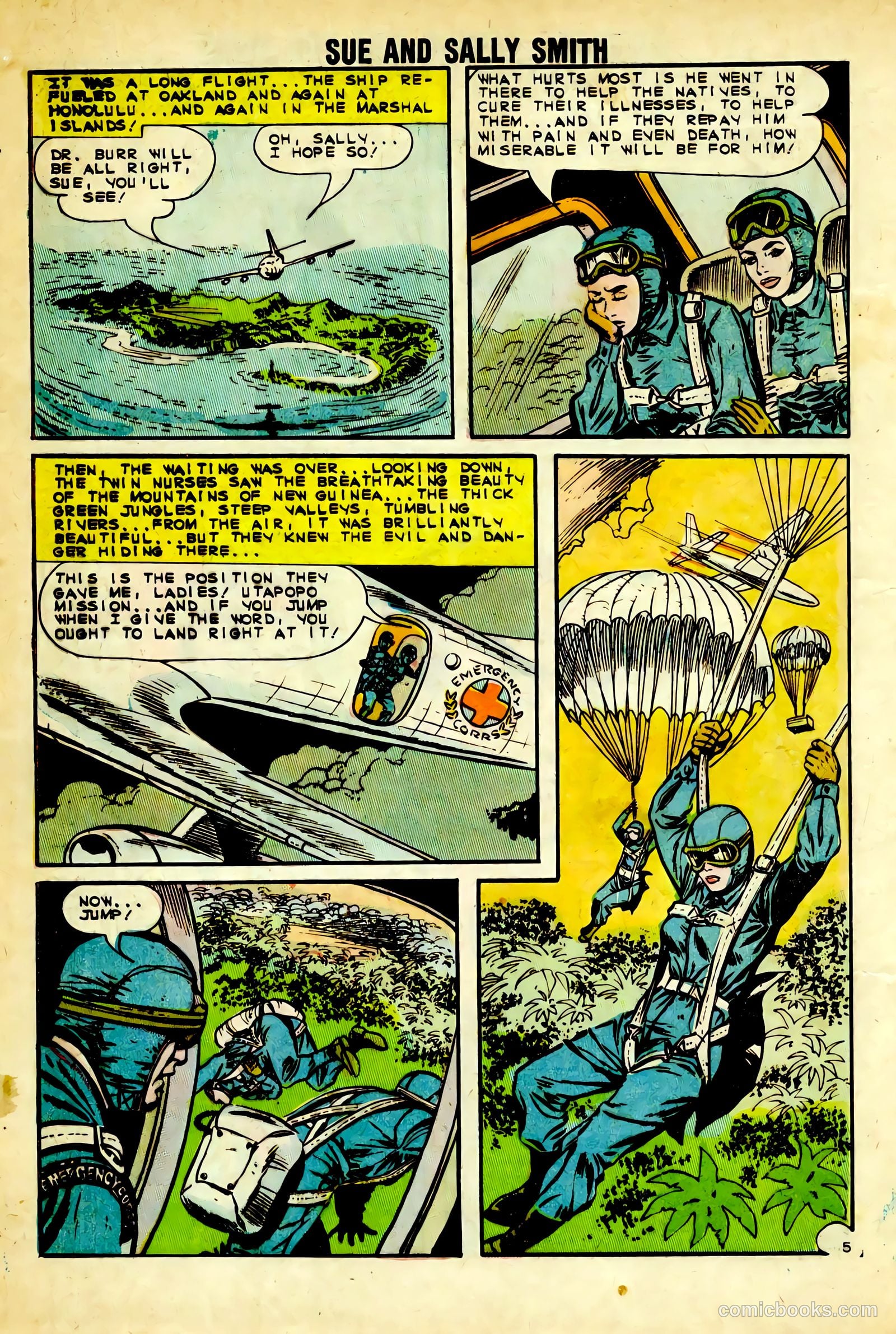 Sue and Sally Smith, Flying Nurses #53 — page 9 of 37