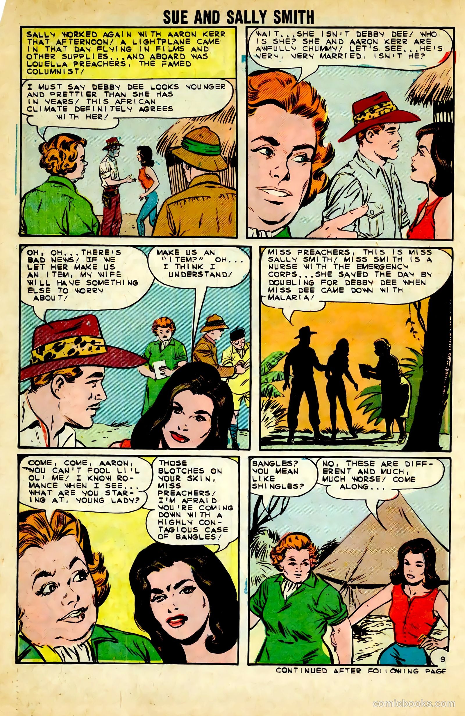 Sue and Sally Smith, Flying Nurses #53 — page 31 of 37