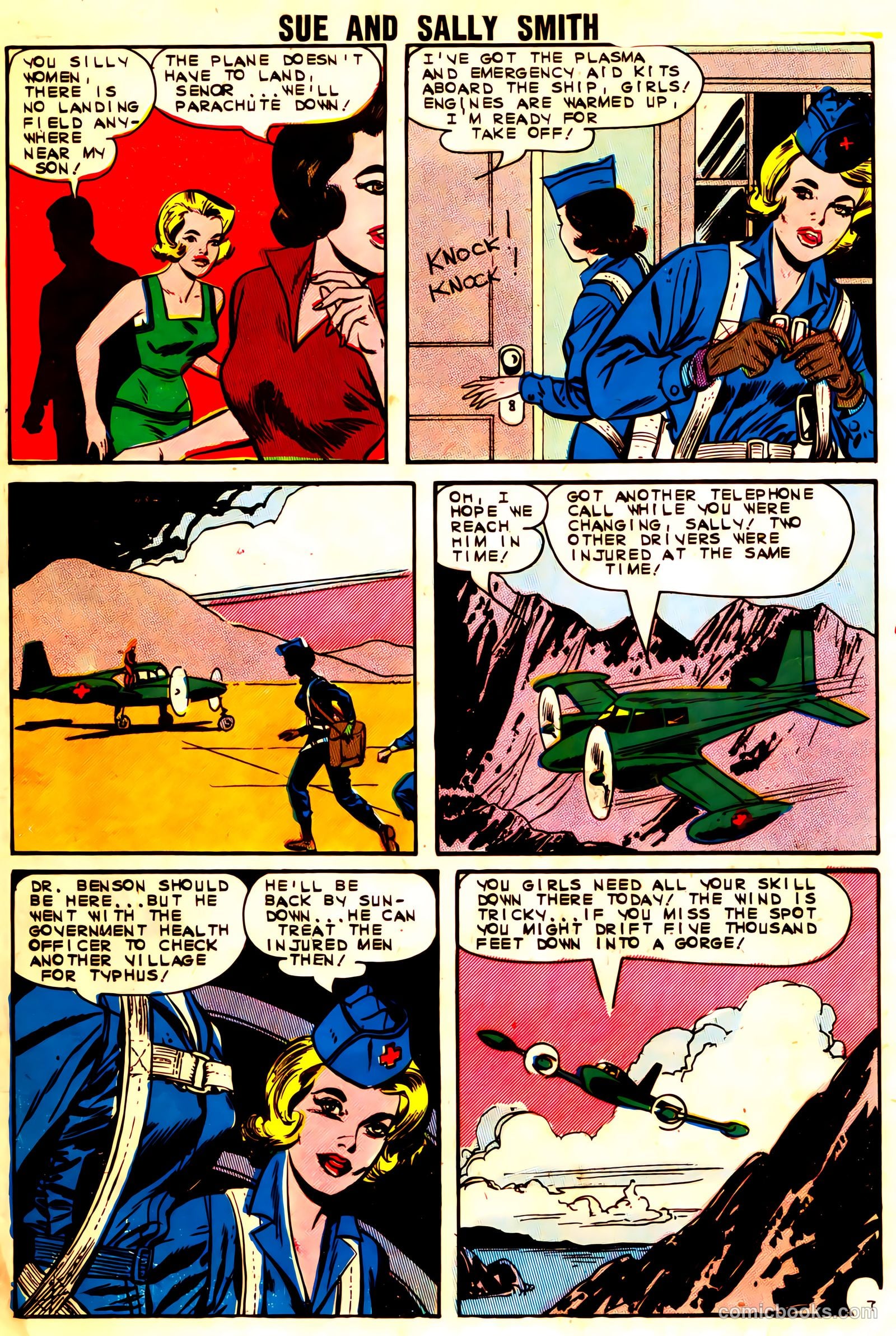 Sue and Sally Smith, Flying Nurses #54 — page 10 of 36