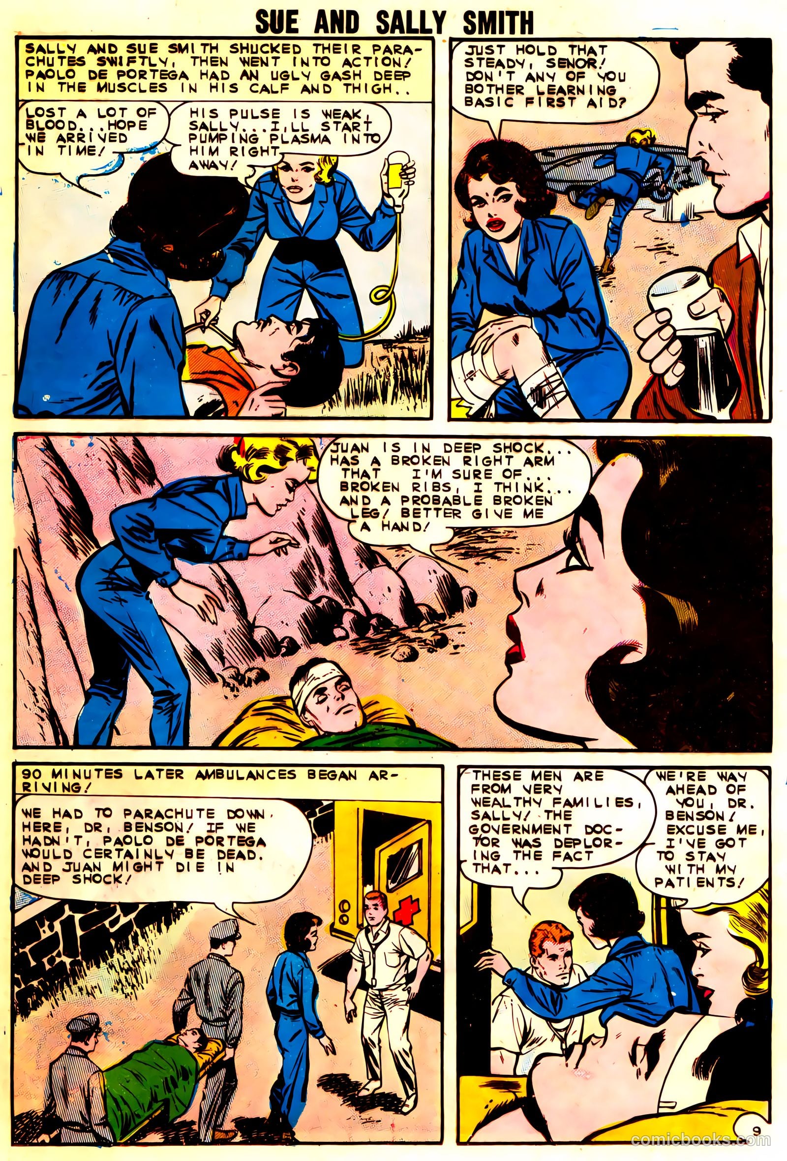 Sue and Sally Smith, Flying Nurses #54 — page 12 of 36