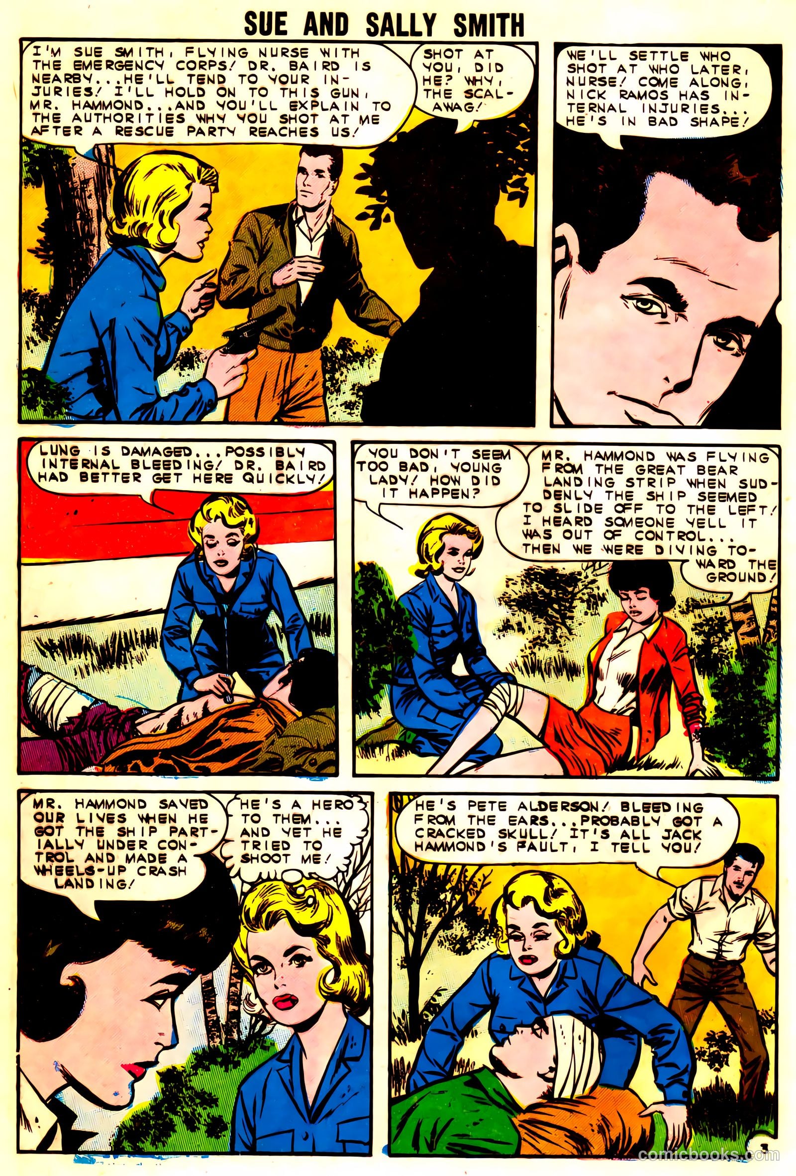 Sue and Sally Smith, Flying Nurses #54 — page 24 of 36